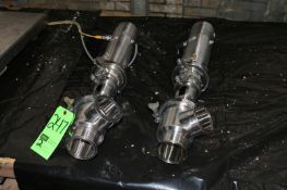 3" Clamp Type S/S Air Valves (CON-SALE PRICE INCLUDES FOB)(LOCATED IN PITTSBURGH, PA)