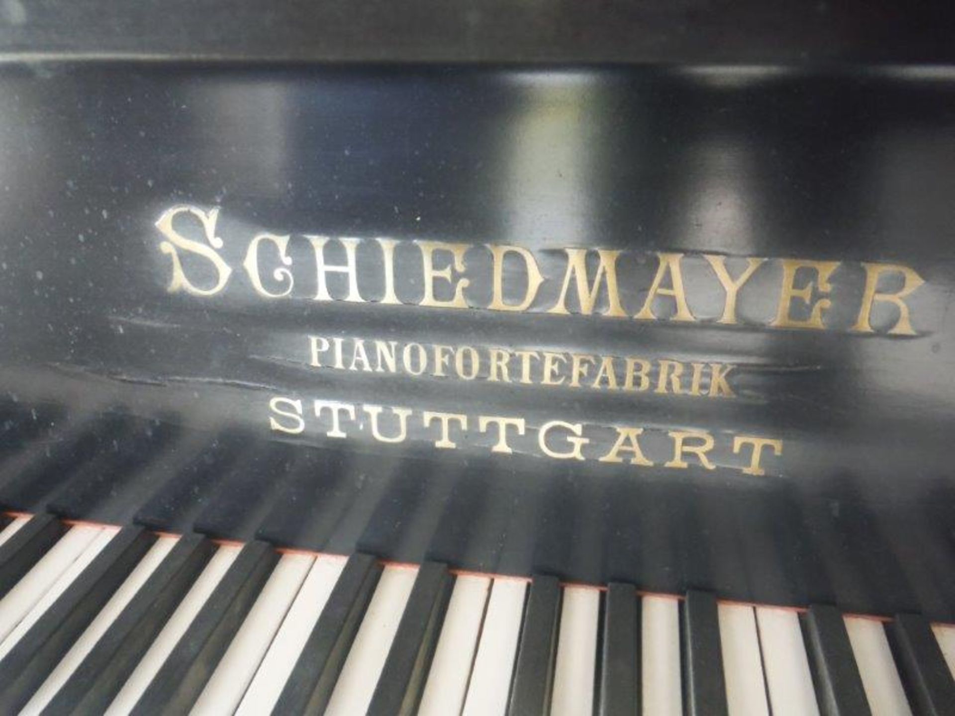 BABY GRAND PIANO, SCHIEDMAYER (GERMANY) STUTTGART, c/w stool - Image 2 of 5