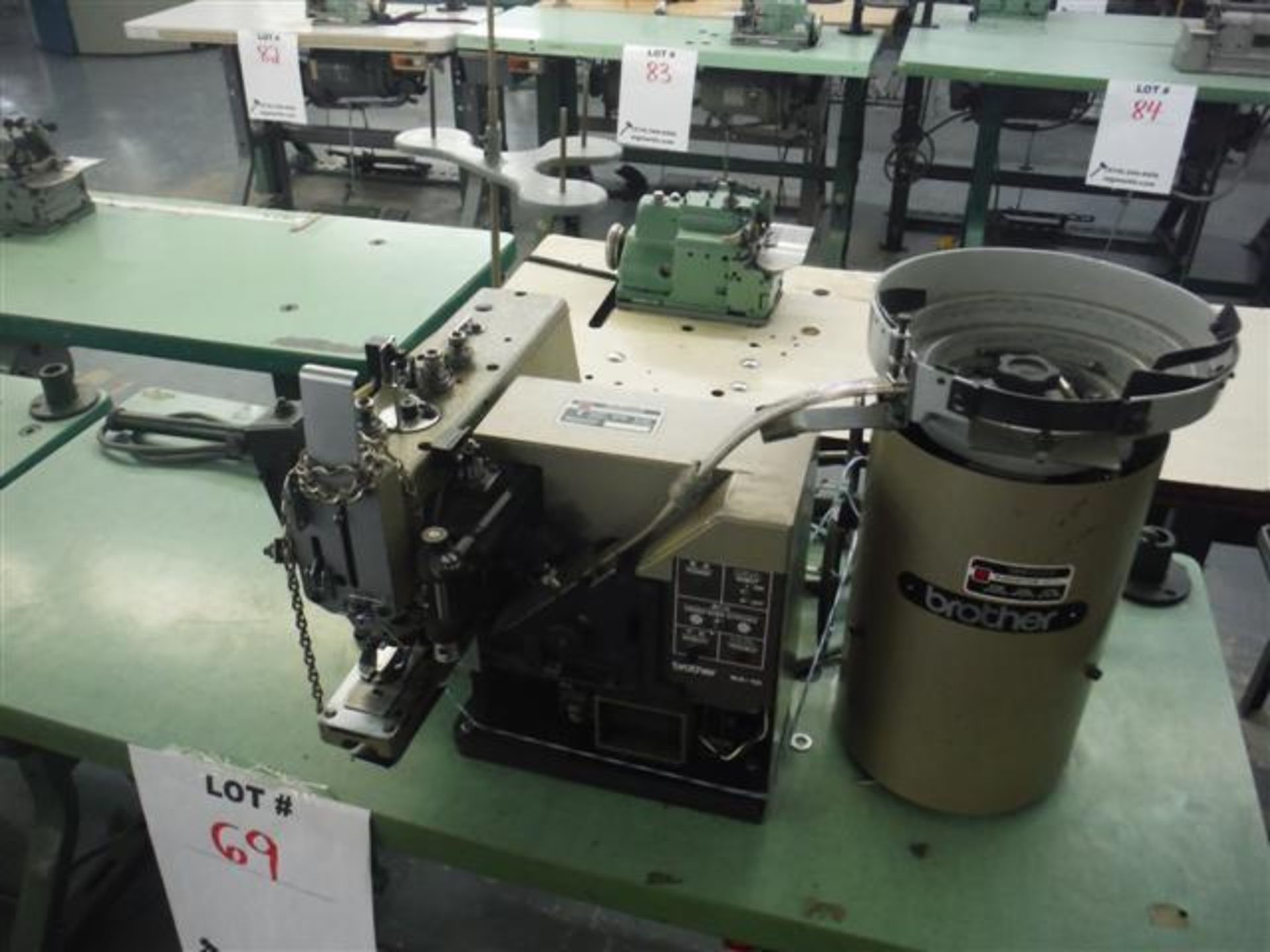 BROTHER BUTTON HOLE SEWING MACHINE #CB3-B917-51 - Image 3 of 4