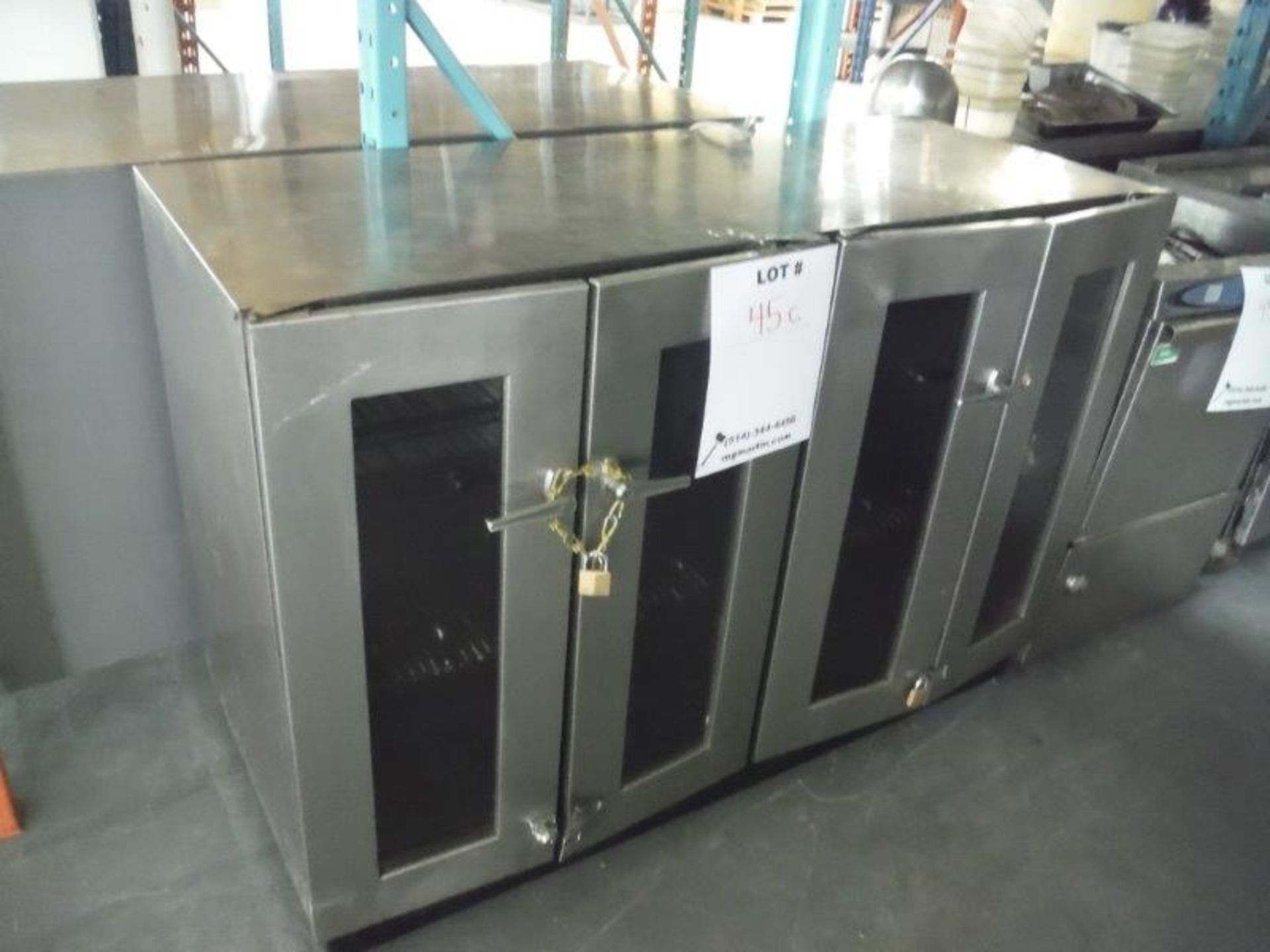 S/S 4 DOOR FRIDGE COUNTER 34" X 58"