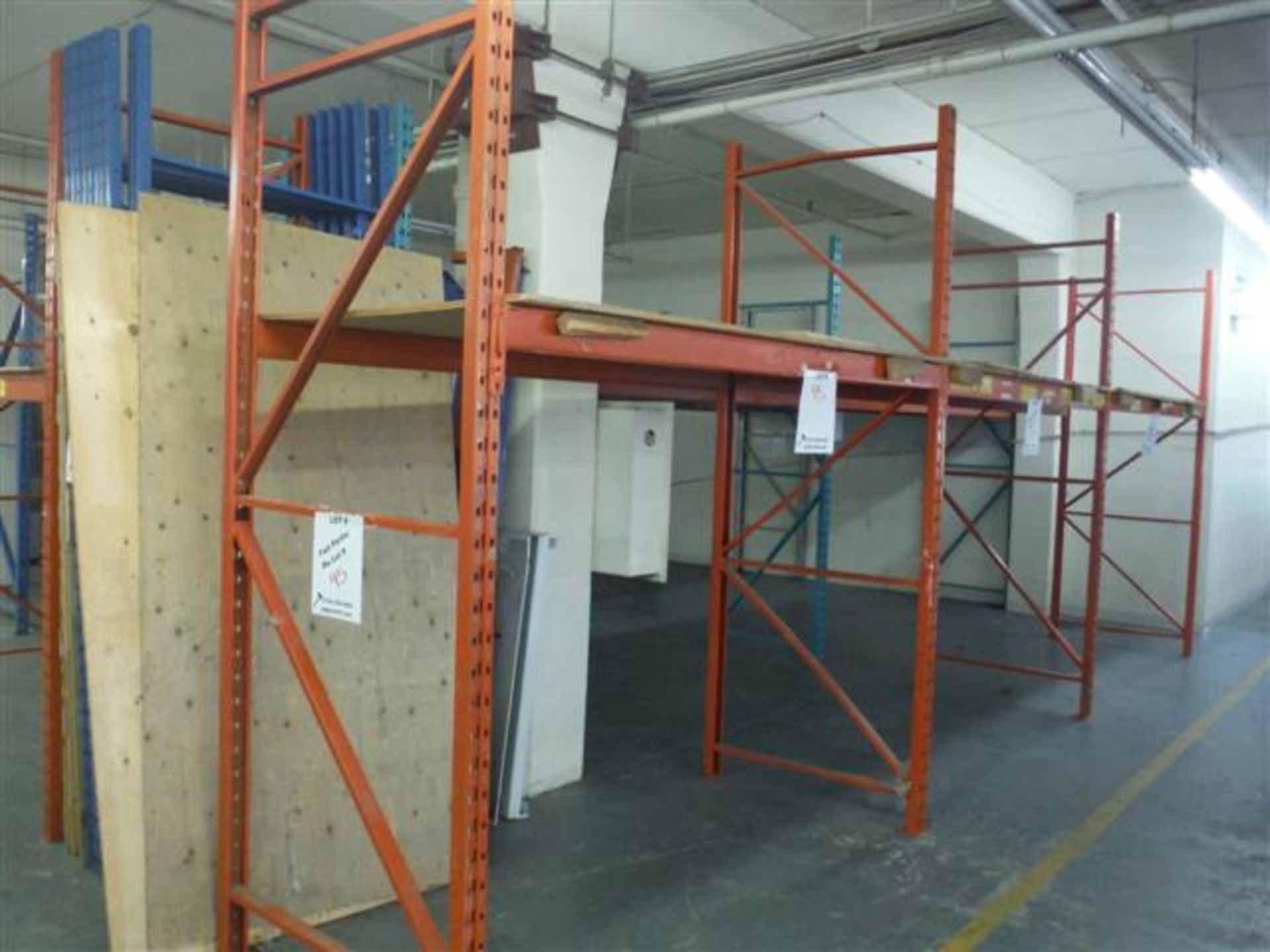 INDUSTRIAL PALLET RACKING 44" X 96", 120" H