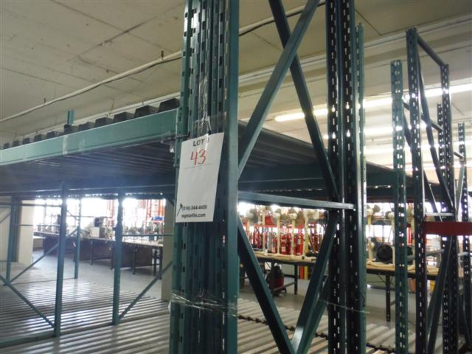 INDUSTRIAL PALLET RACKING 42" X 110", 132" H