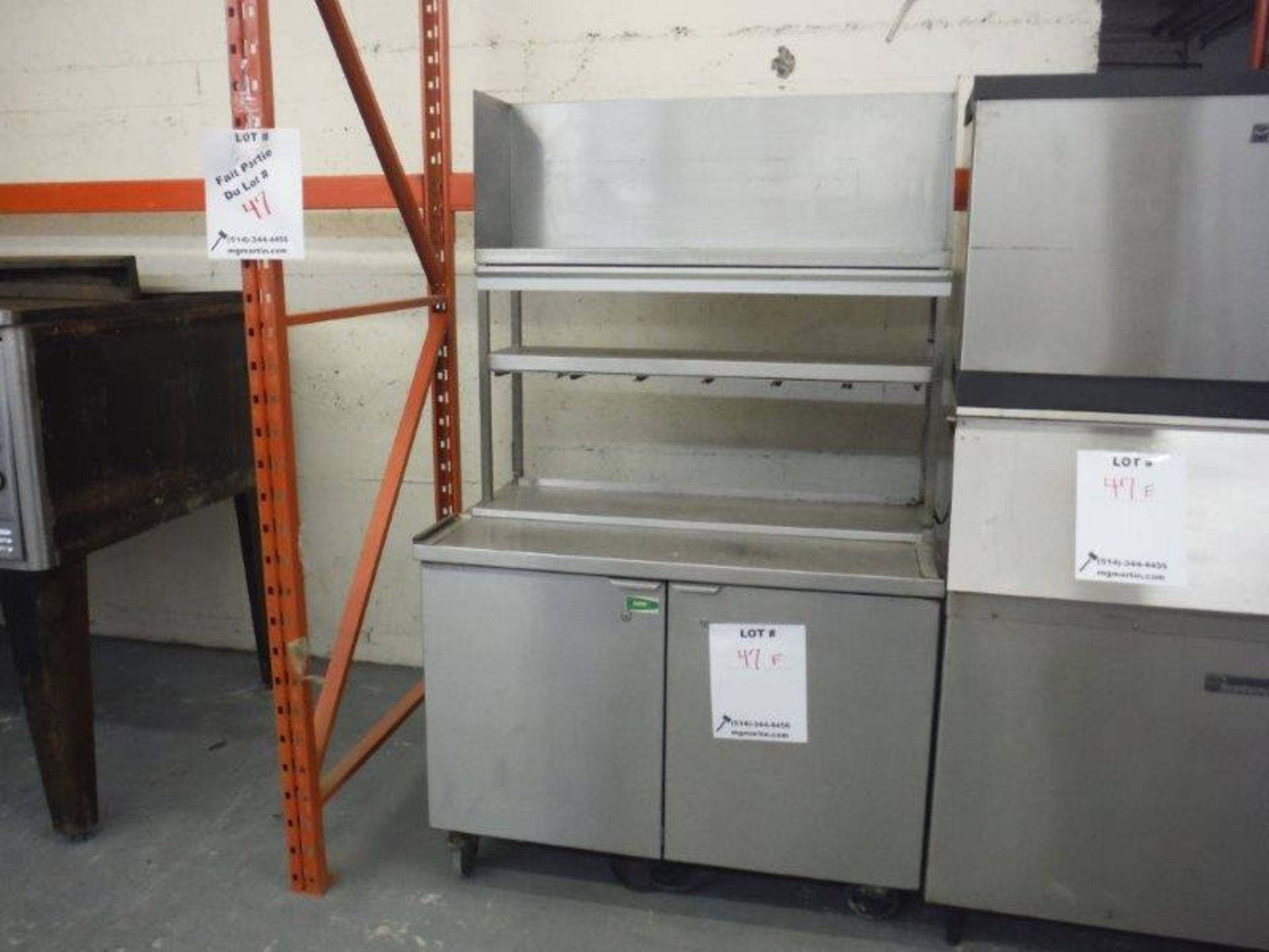 S/S 2 DOOR FRIDGE 48"X 30"