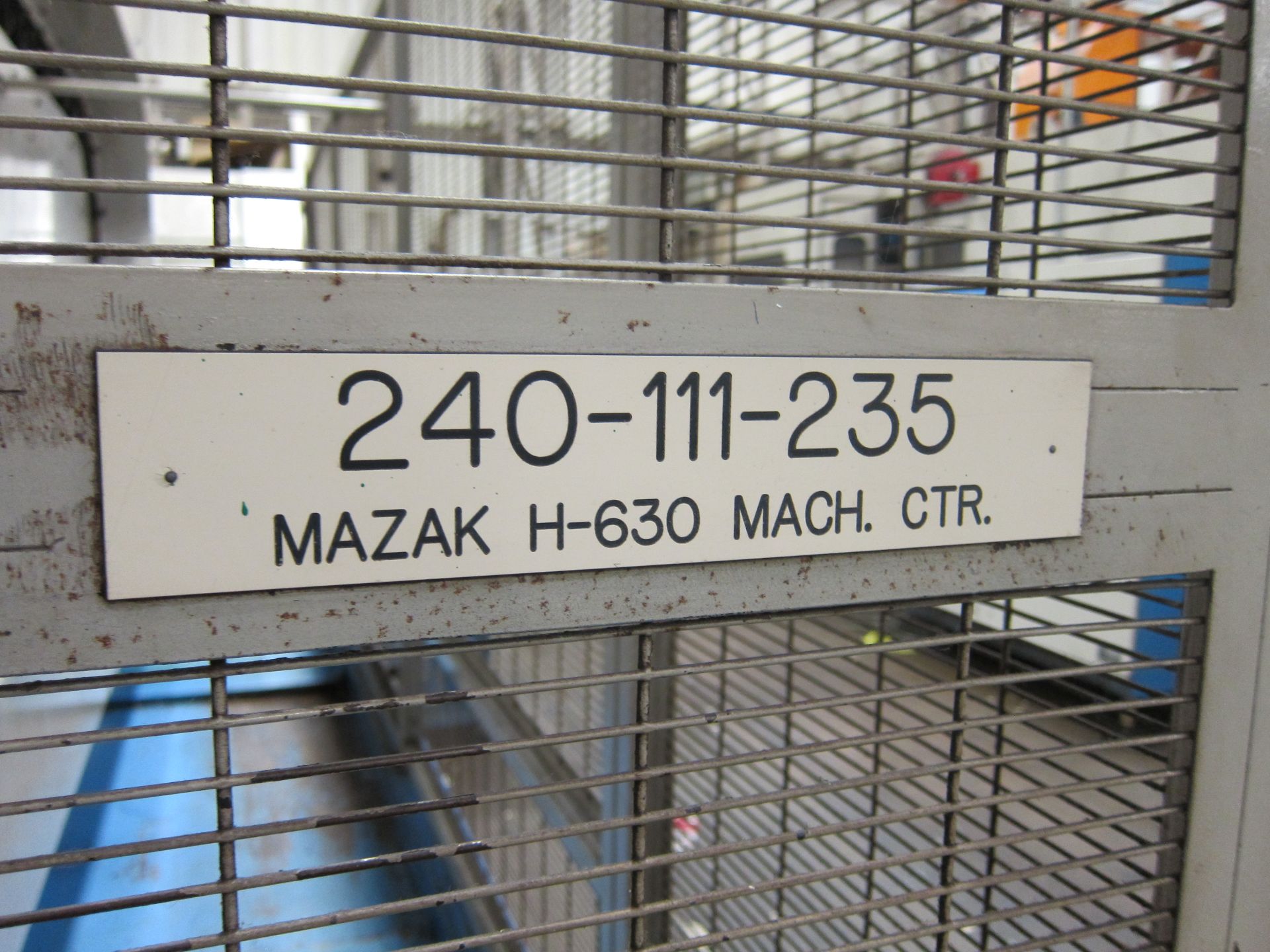 (1) Mazak H630 4-Axis HMC with Mazatrol M-32 Control, 120 ATC, Chip Conveyor, 39”x31”x29” XYZ - Image 8 of 8