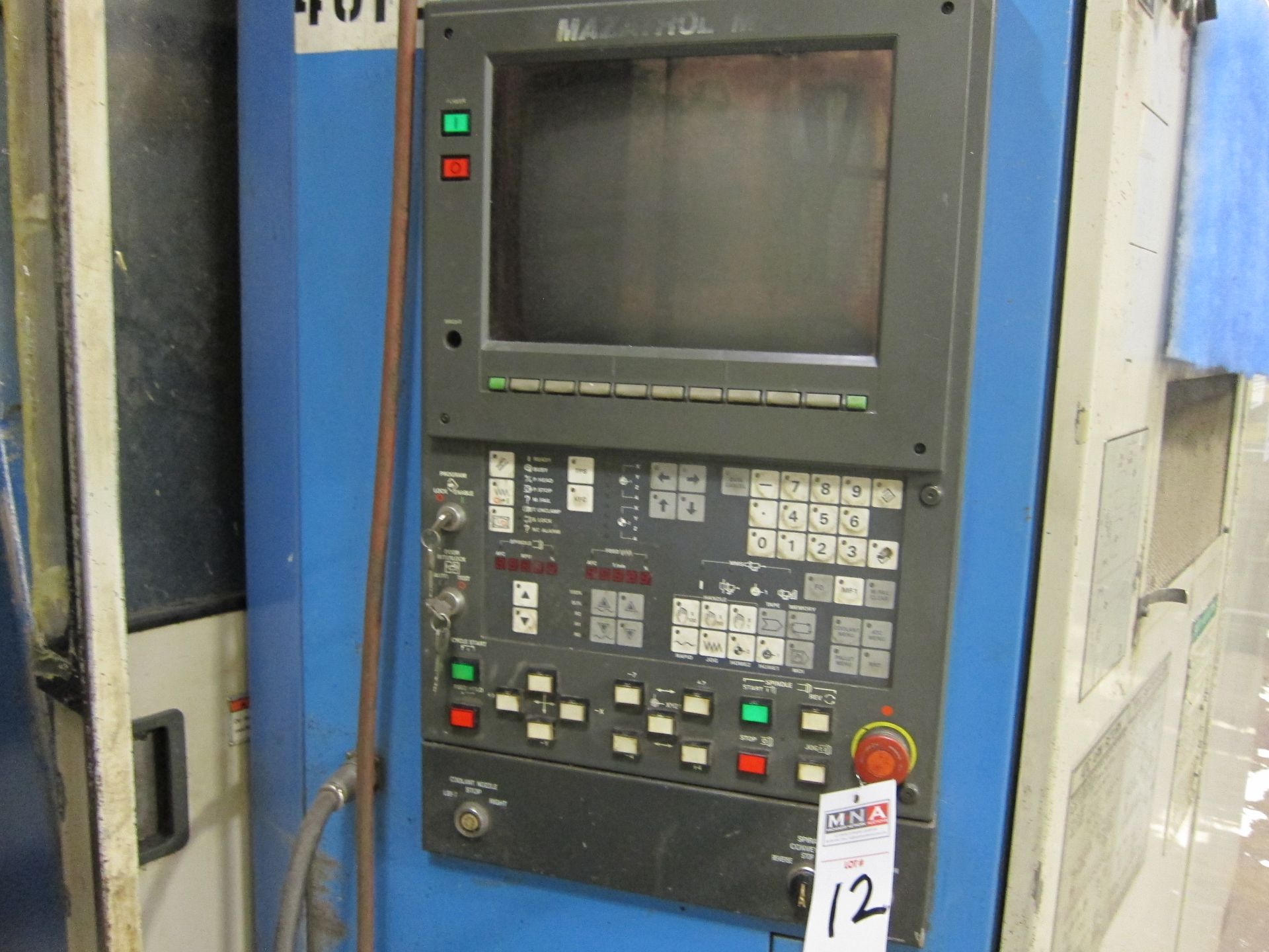 (1) Mazak H630 4-Axis HMC with Mazatrol M-32 Control, 120 ATC, Chip Conveyor, 39”x31”x29” XYZ - Image 3 of 8