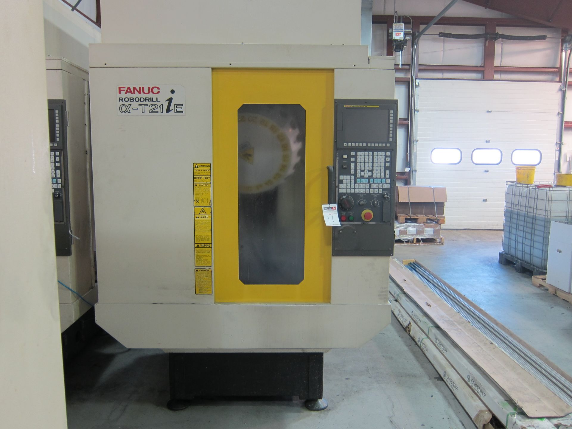 FANUC ROBODRILL-A-T21iE, 4 AXIS CNC DRILL & TAP, CENTER, W/ FANUC 31iA5 - Image 4 of 8