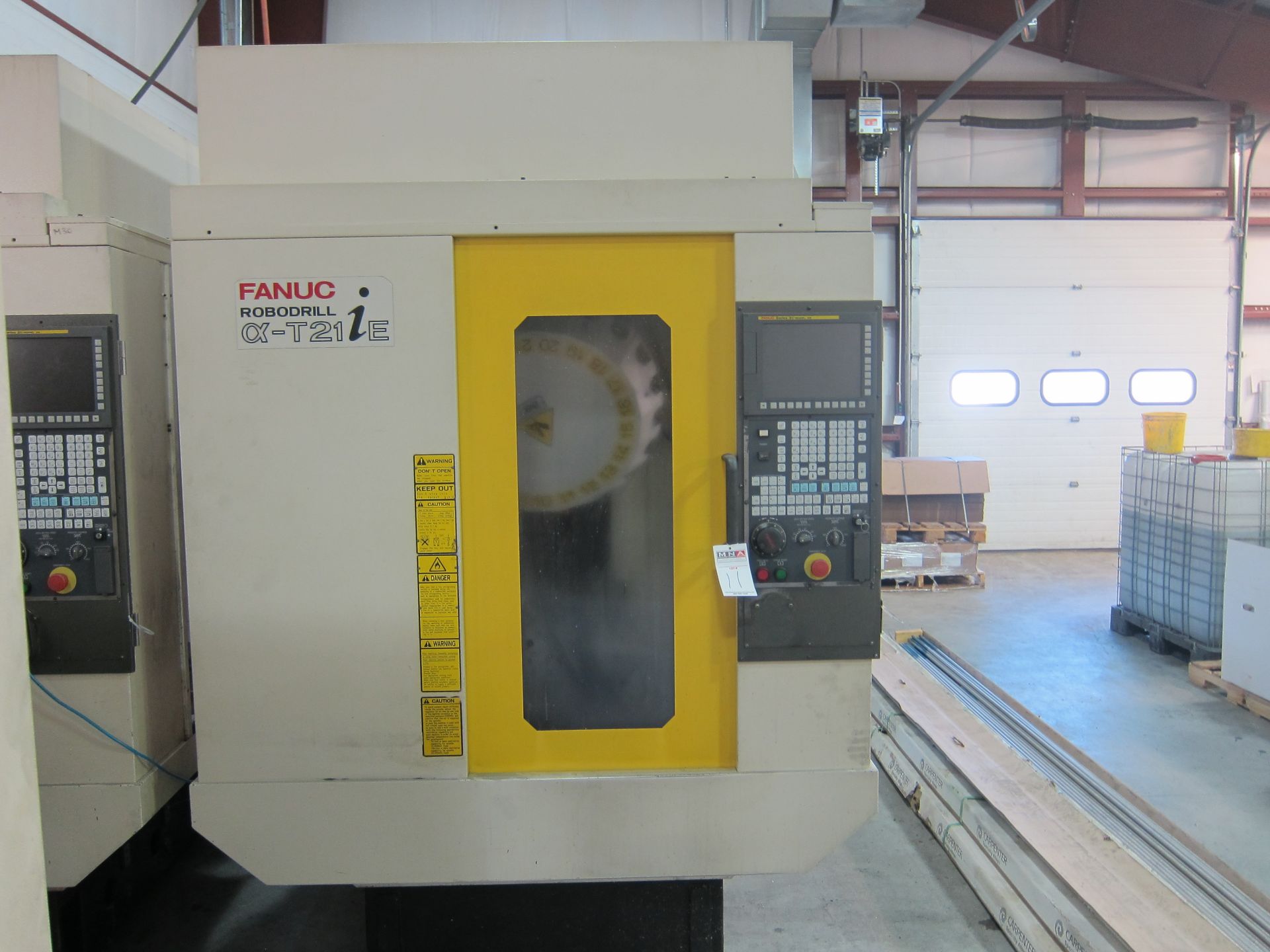 FANUC ROBODRILL-A-T21iE, 4 AXIS CNC DRILL & TAP, CENTER, W/ FANUC 31iA5 - Image 3 of 8