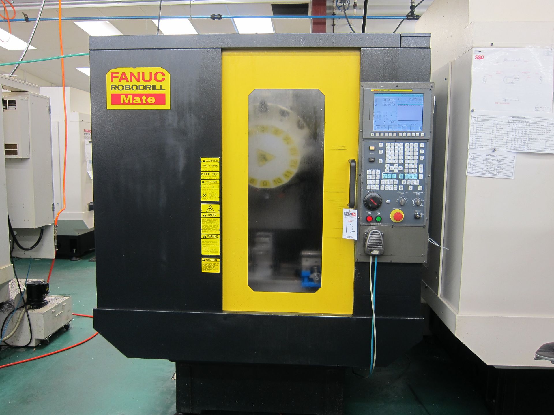 FANUC ROBODRILL MATE CNC DRILL & TAP CENTER FANUC OiMC. CONTROLS                                16. - Image 2 of 6