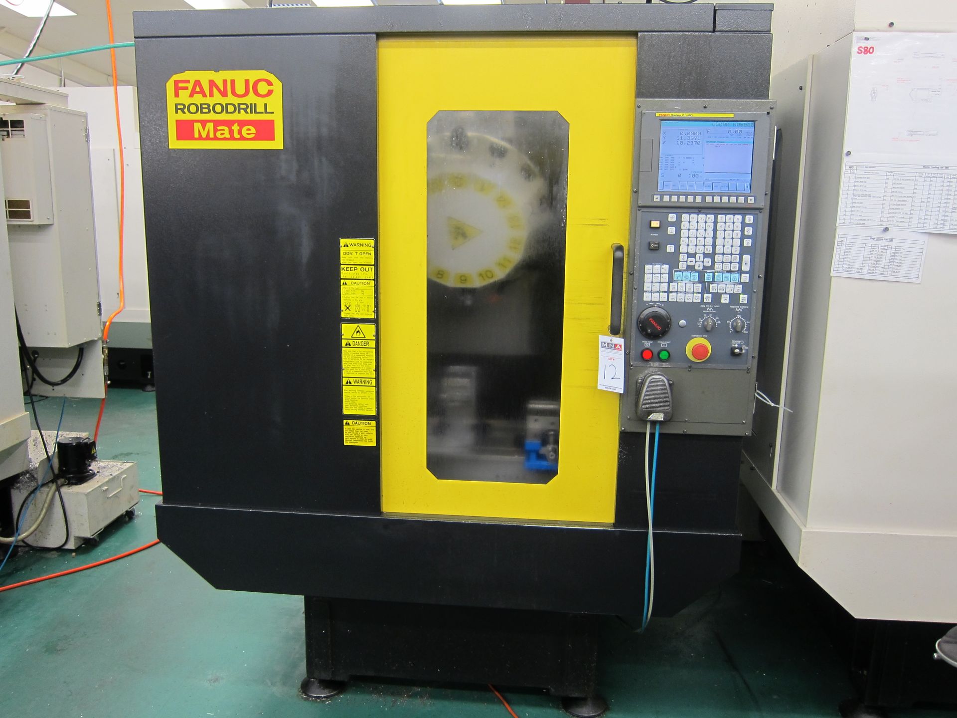 FANUC ROBODRILL MATE CNC DRILL & TAP CENTER FANUC OiMC. CONTROLS                                16.