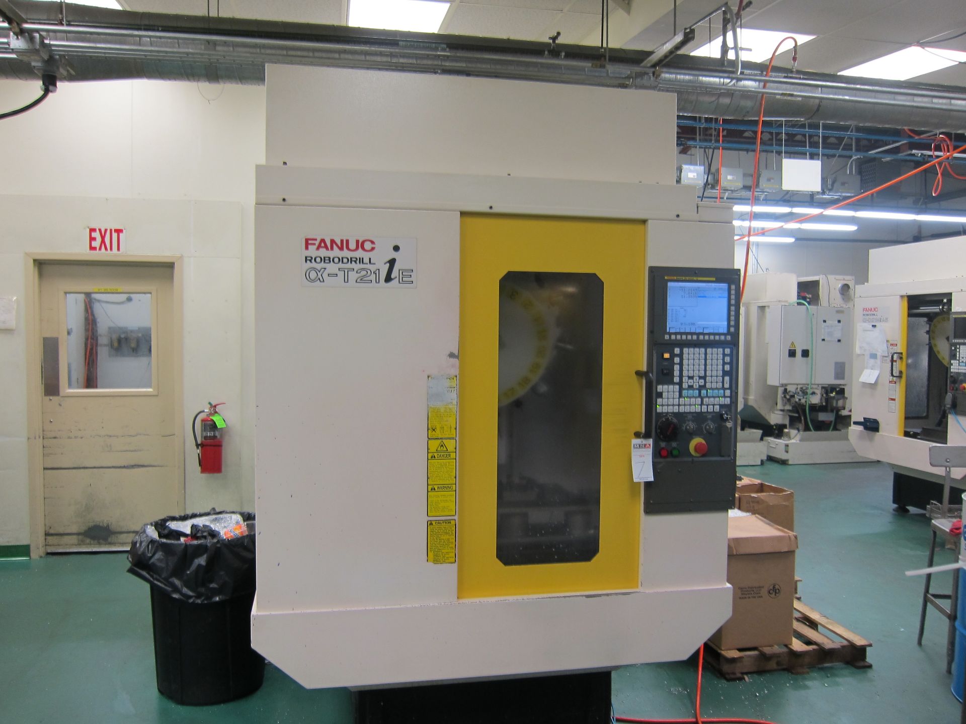 FANUC ROBODRILL- A-T21iE 4 AXIS CNC DRILL & TAP, CENTER, W/ FANUC 31iA5CONTROL - Image 2 of 5