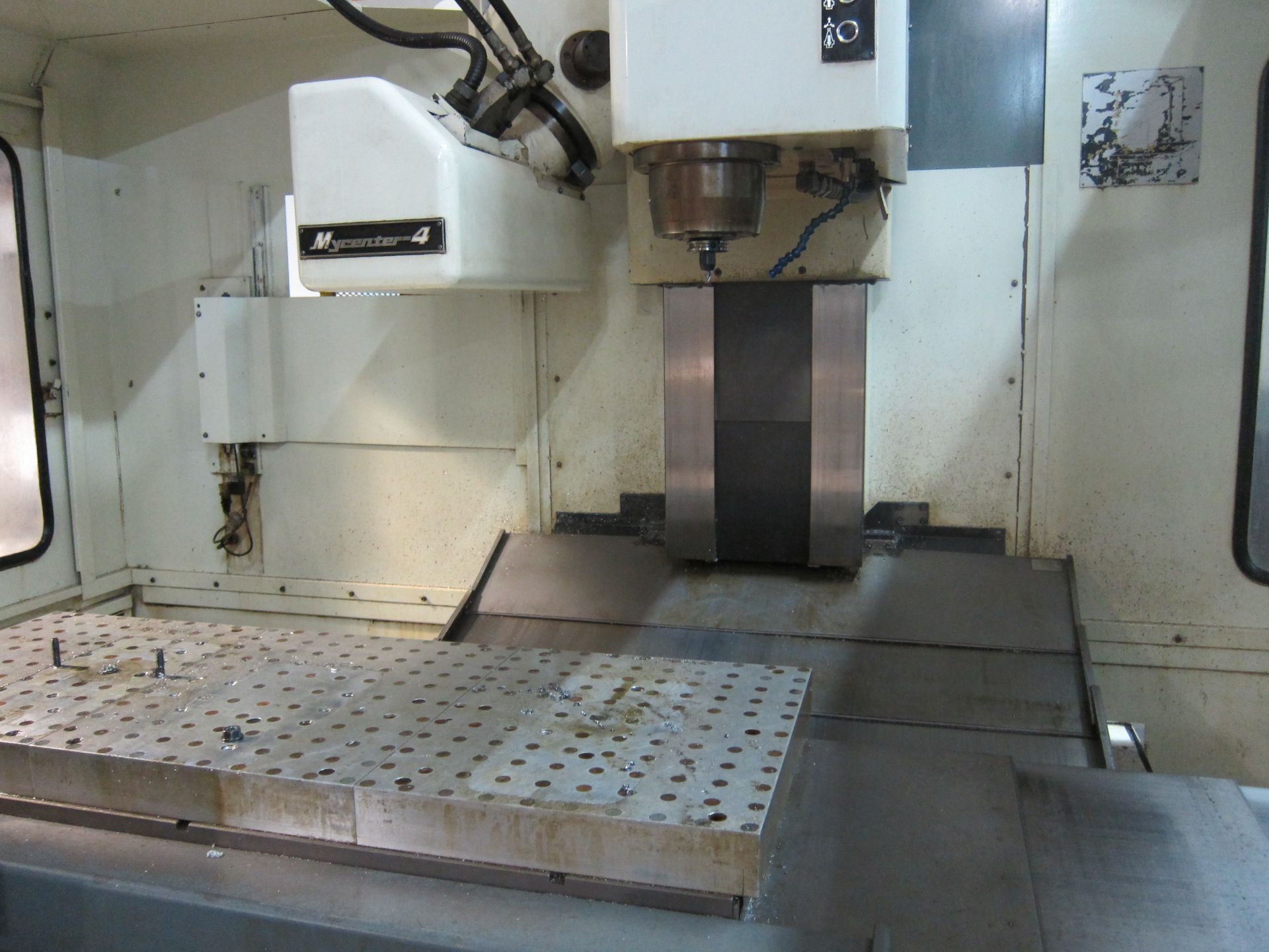 KITAMURA MYCENTER 4 VMC, FANUC 11M CONTROL, 36"X 20"X 22.5" TRAVELS, 30 ATC, CT40 TAPER,CC - Image 4 of 5