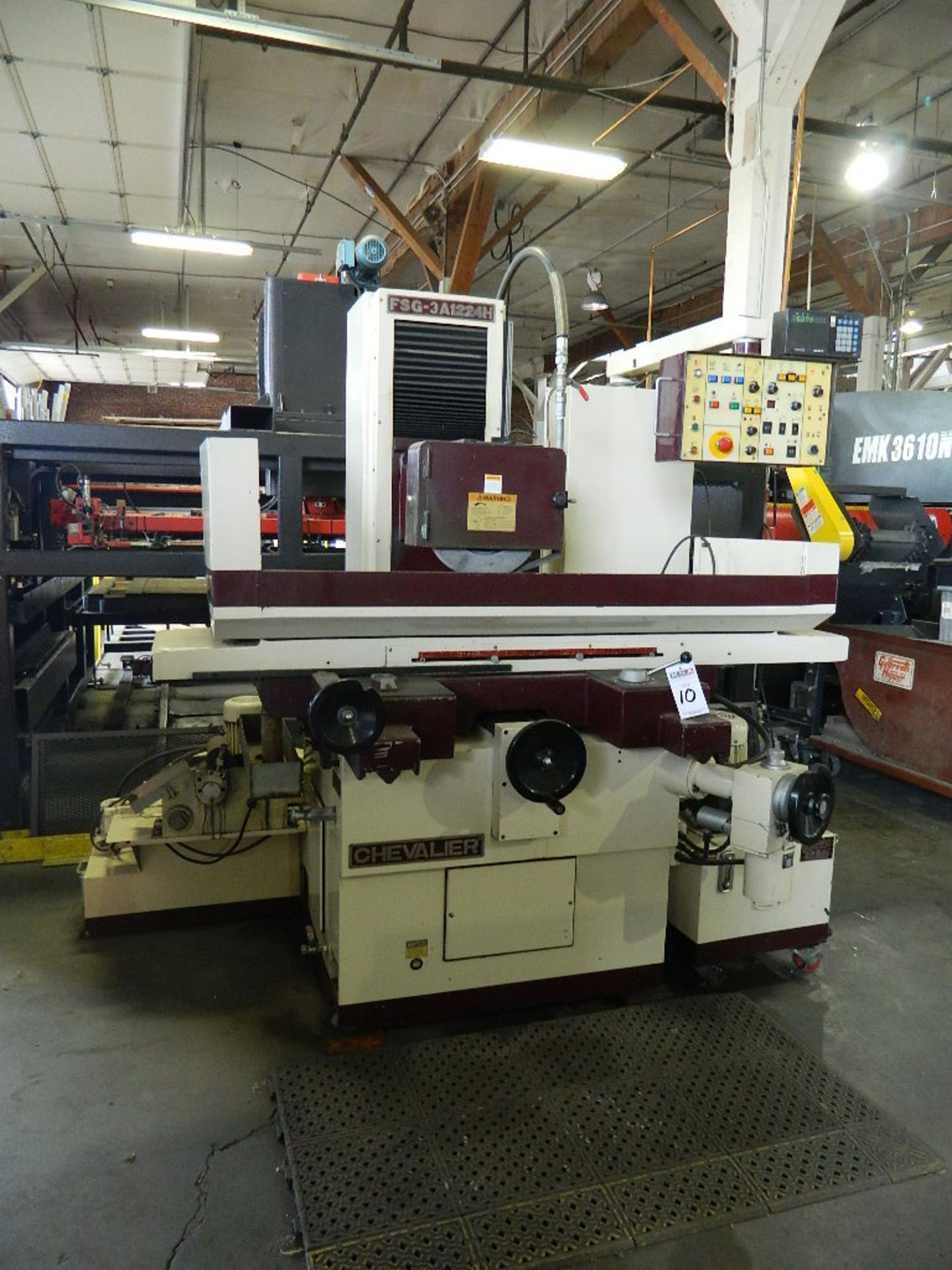 1999 Chevalier Semi Automatic Surface Grinder Mdl FSG 3-A1224H w/ combo Dust Collector and Coolant