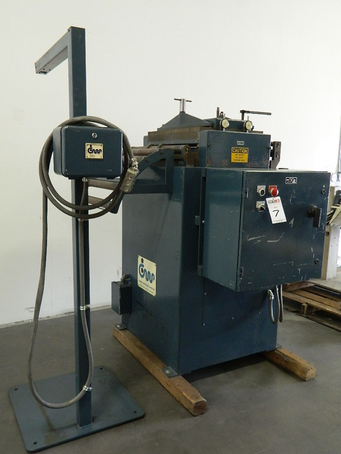 Cooper-Weymouth Peterson Power Straightener Mdl 24B w/ 24" Cap, Mild Steel .015-.067, 240-1200 - Image 2 of 6