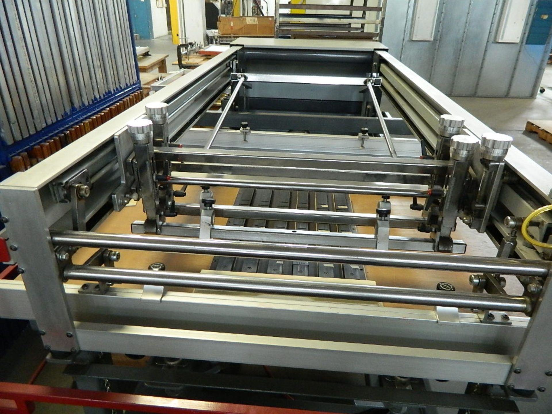 Lawson Mustang Flat Bed Silkscreen Printing Press Mdl 3040, 320"x40" Max Print Area, 18" Min. - Image 2 of 5