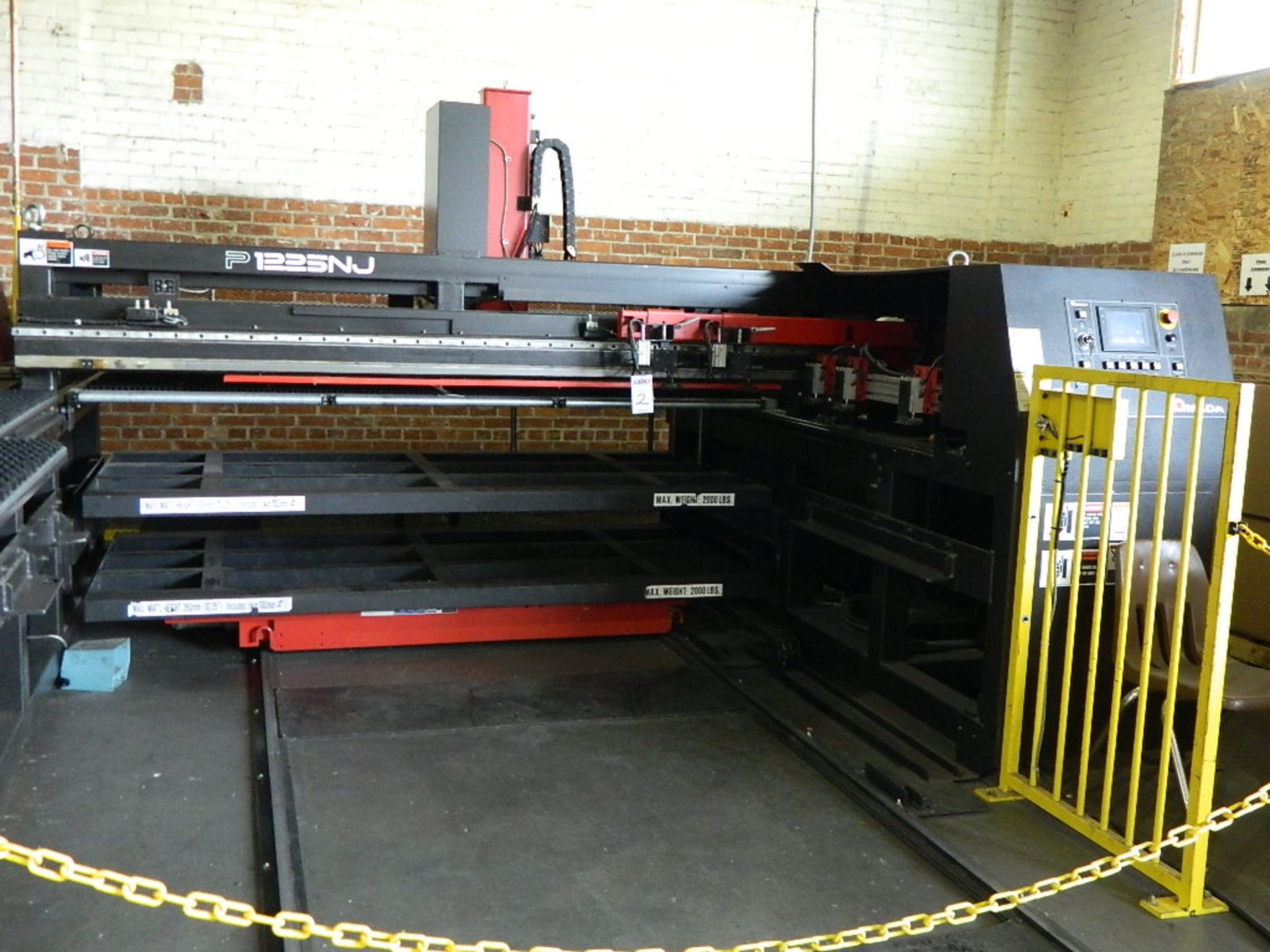 Lots 1 & 2 together, 2007 Amada CNC Turret Punch Press Mdl 3510NY, S/N 35102078 w/ Amada Mdl - Image 10 of 13