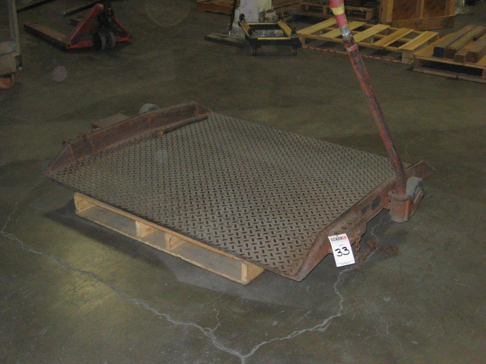Wood Ford MFG Co Dock Plate w/ 15,000lb Cap - Image 7 of 9