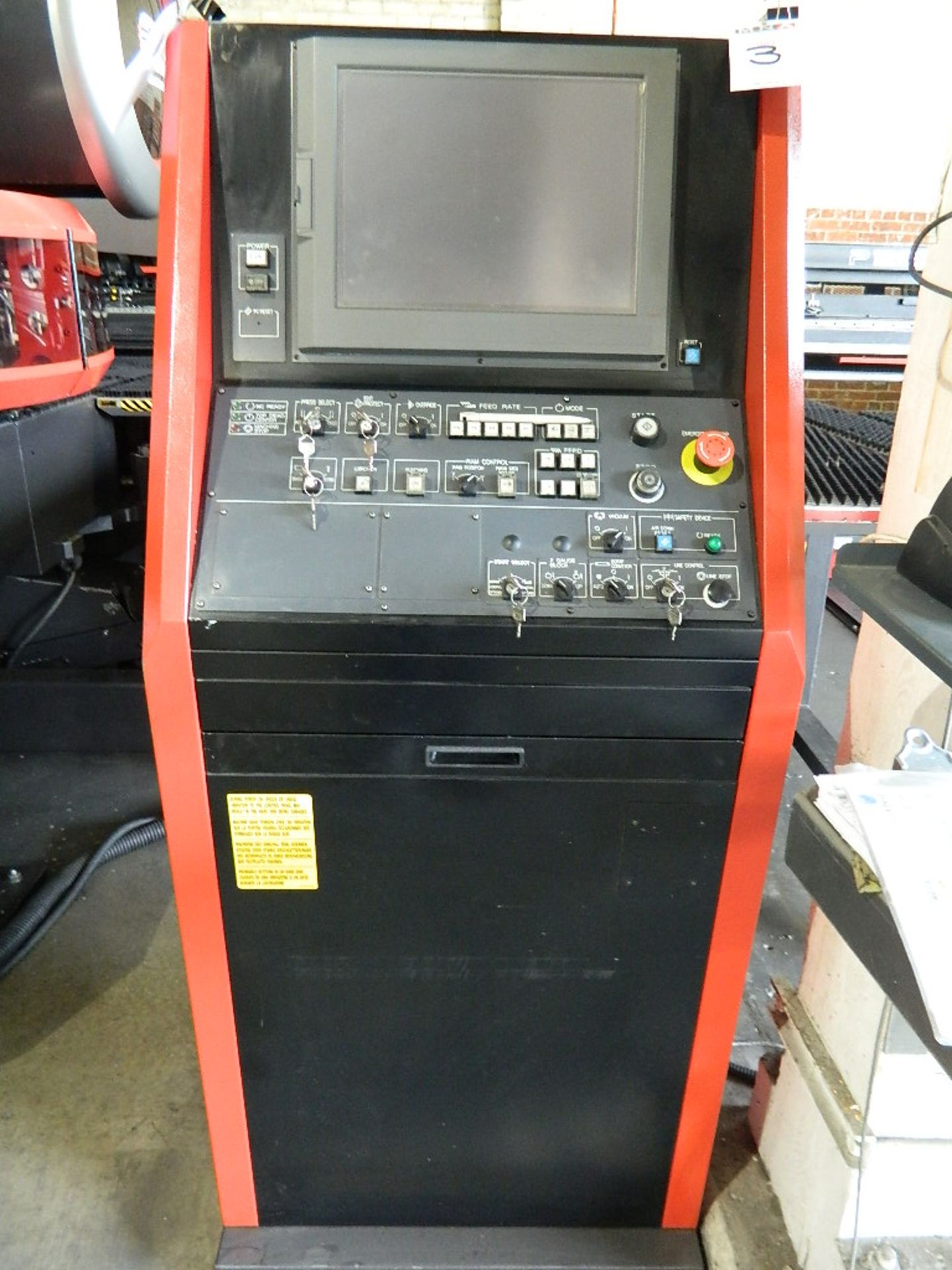 Lots 1 & 2 together, 2007 Amada CNC Turret Punch Press Mdl 3510NY, S/N 35102078 w/ Amada Mdl - Image 4 of 13