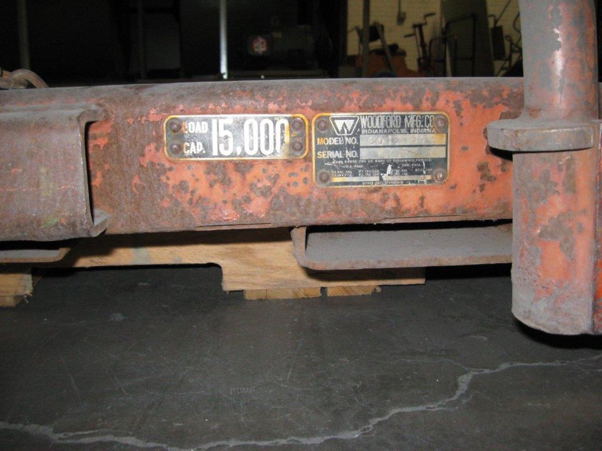 Wood Ford MFG Co Dock Plate w/ 15,000lb Cap - Image 5 of 9
