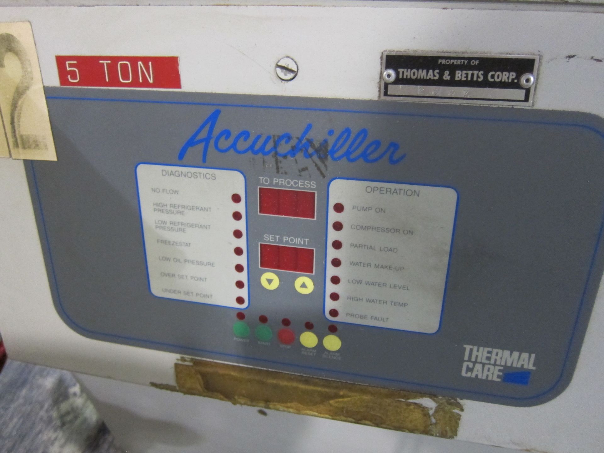 5 TON THERMAL CARE CORP ACCU-CHILLER S/N 2697 - Image 3 of 3