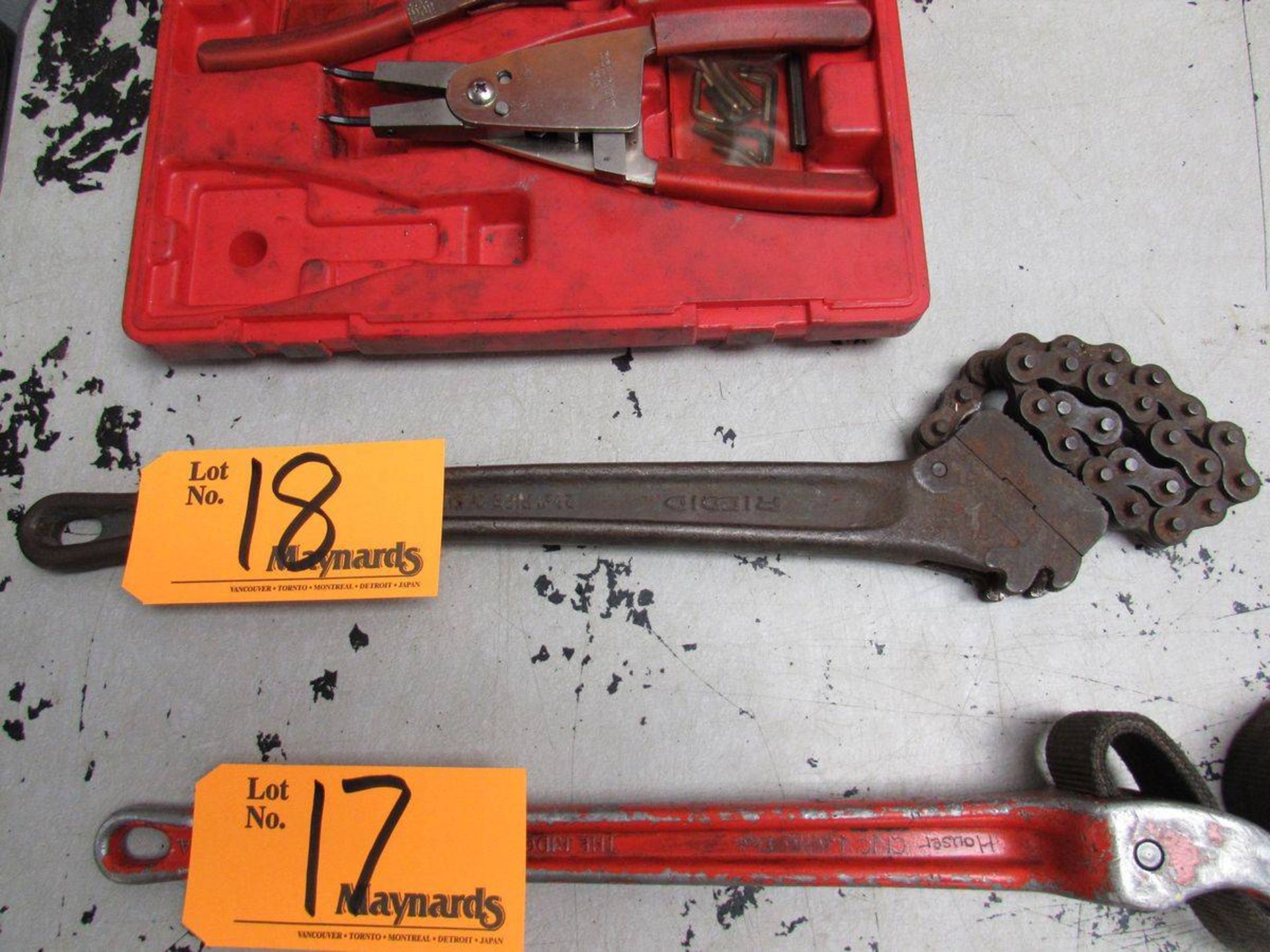 RIDGID 2-1/2" CHAIN-TYPE PIPE WRENCH