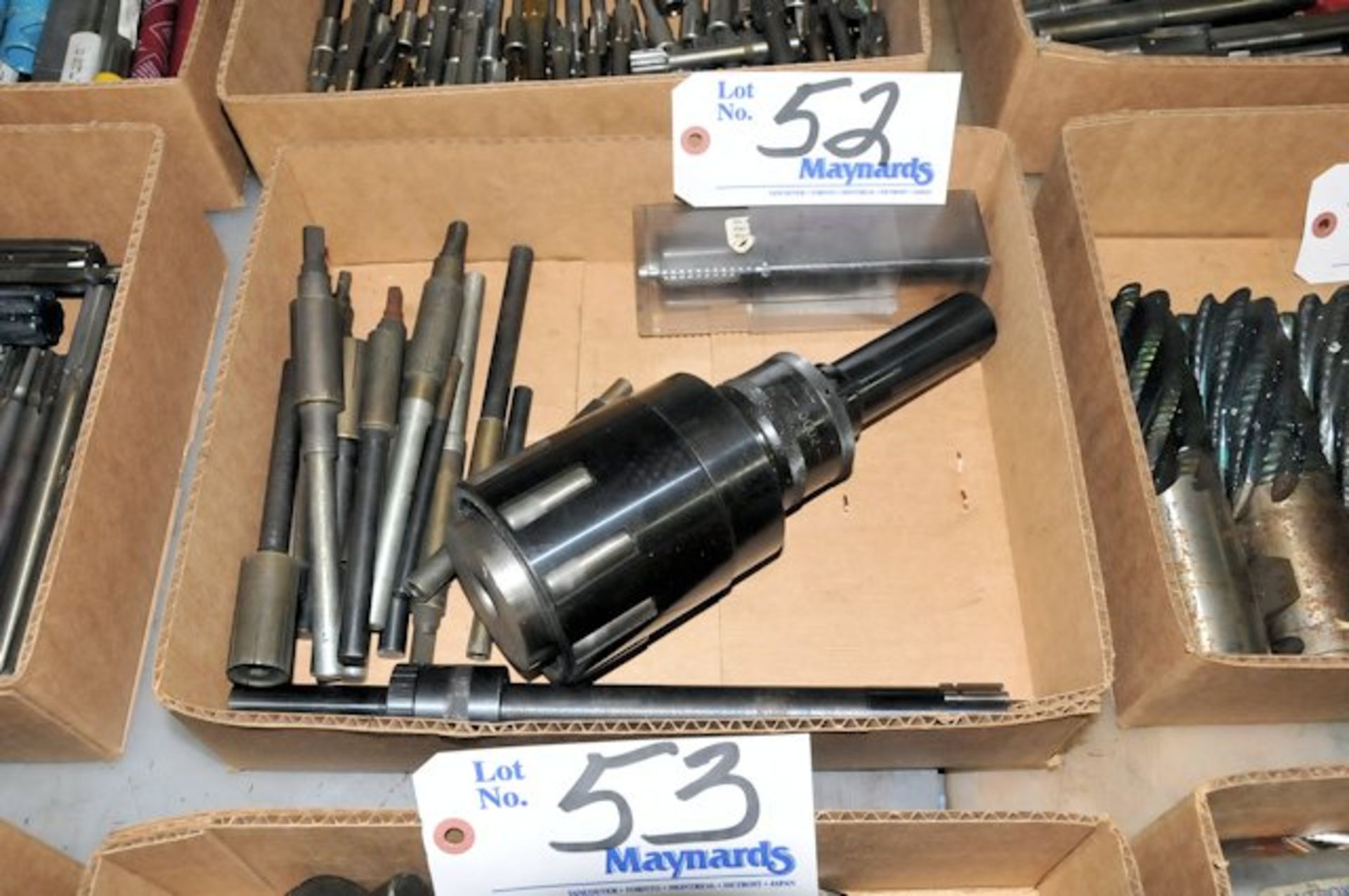 Box of Finish Reamer and Lapping Tools