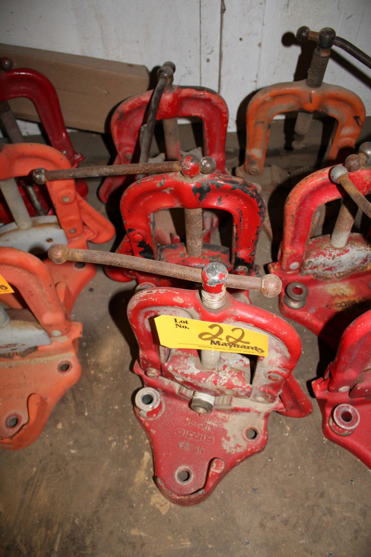 Ridgid No. 25 (3) Pipe Vises