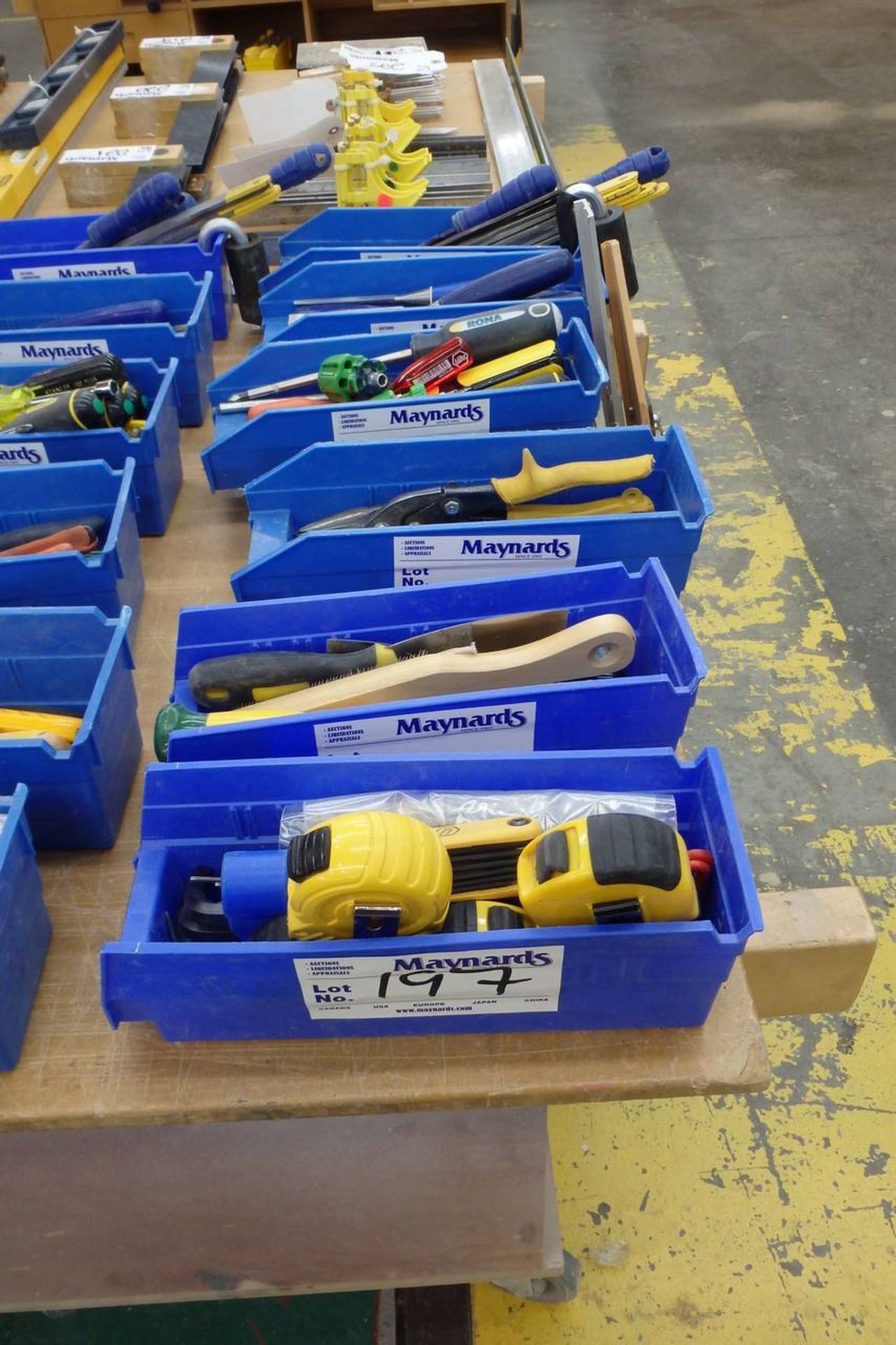 (6) Bins of Asst Tooling