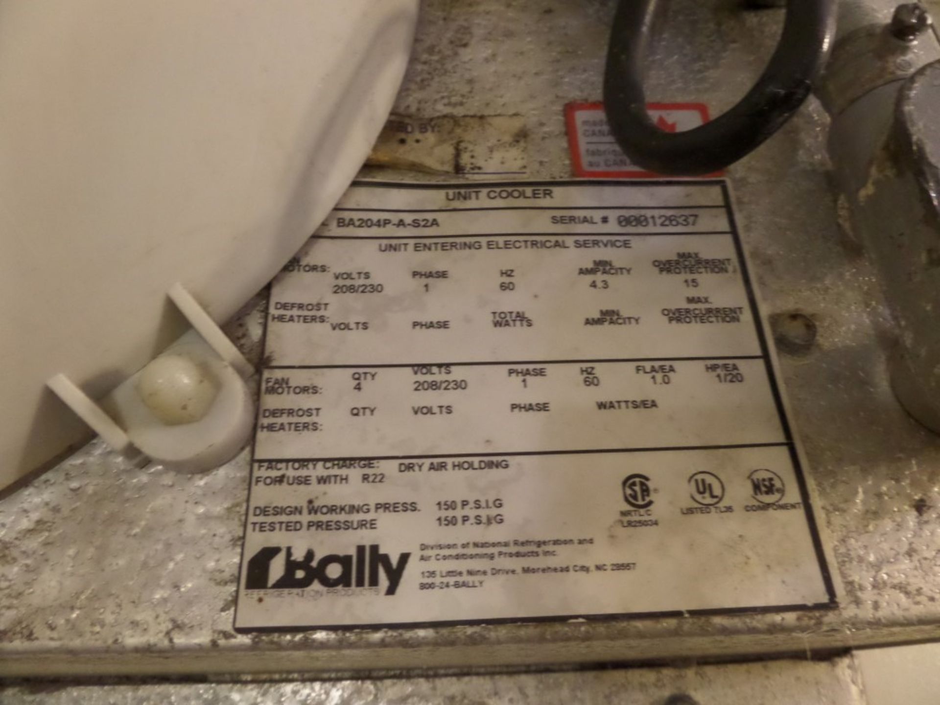 Bally Walk-In 2 Bay Cooler Heated Doors 2 - Remote Copeland Compressors (Included) Tested Works - Image 17 of 17