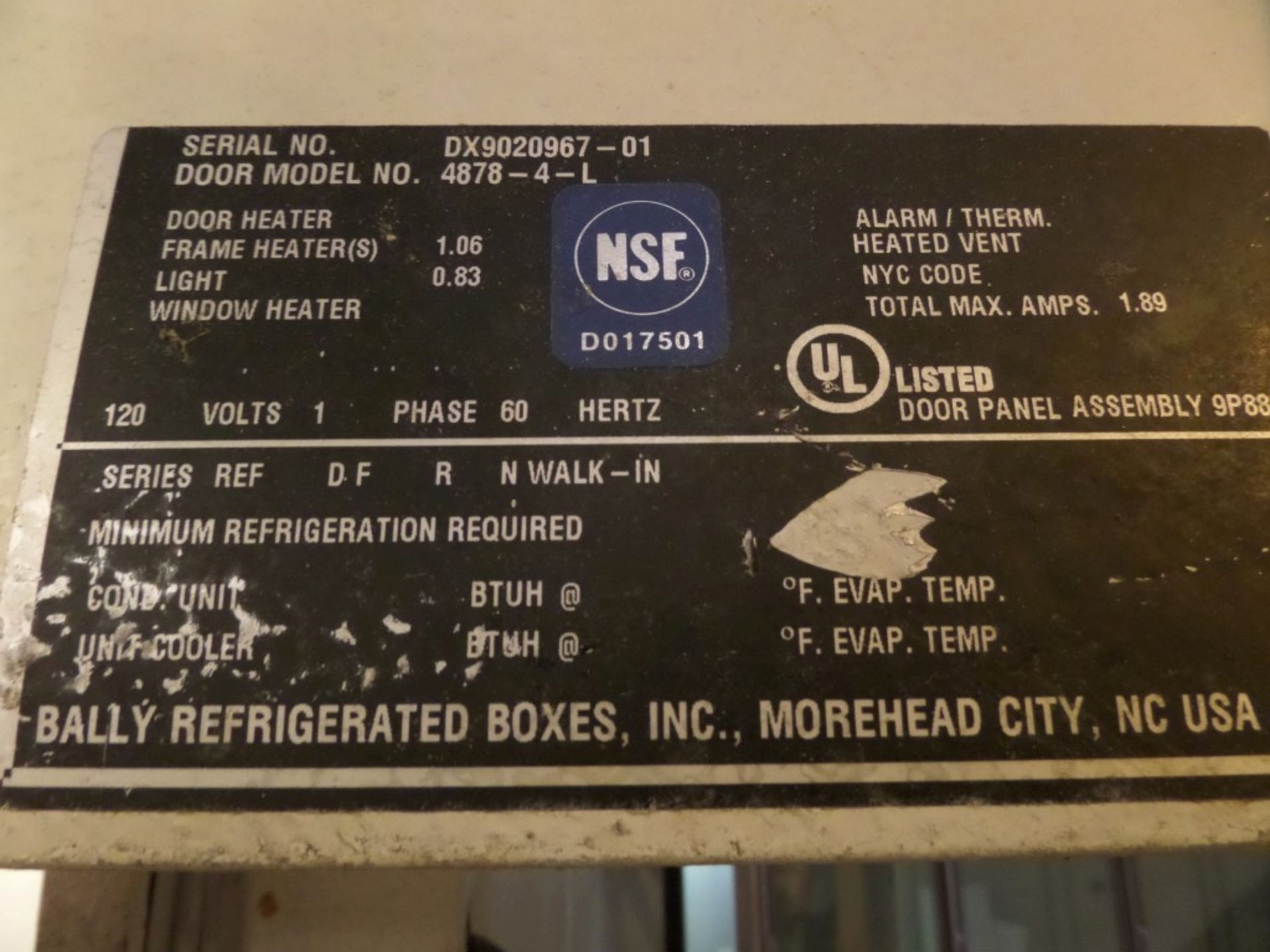 Bally Walk-In 2 Bay Cooler Heated Doors 2 - Remote Copeland Compressors (Included) Tested Works - Image 16 of 17