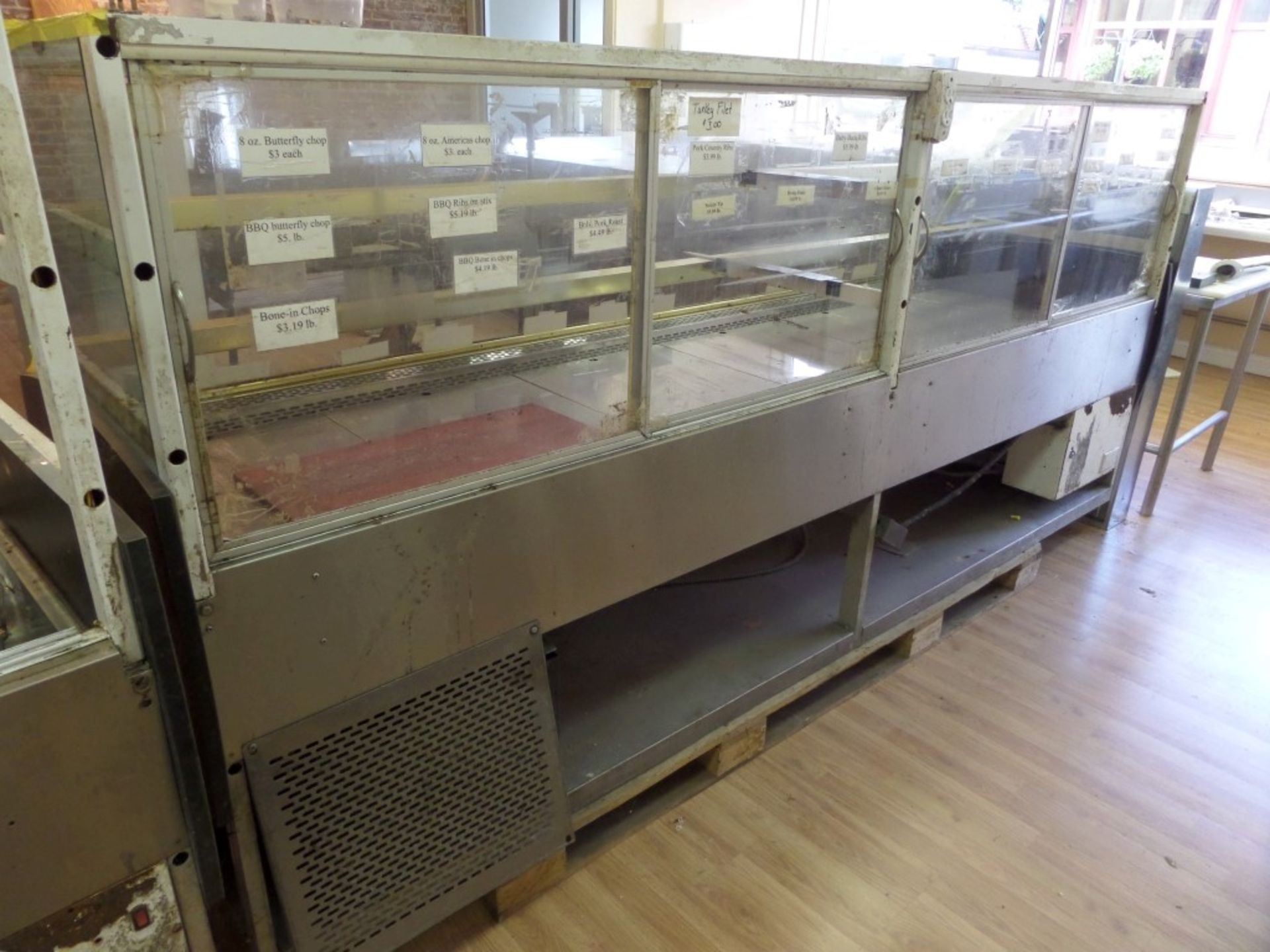 120" Artica Curved Glass Refrigerated Deli Case Self Contained - Tested Works - Image 5 of 6