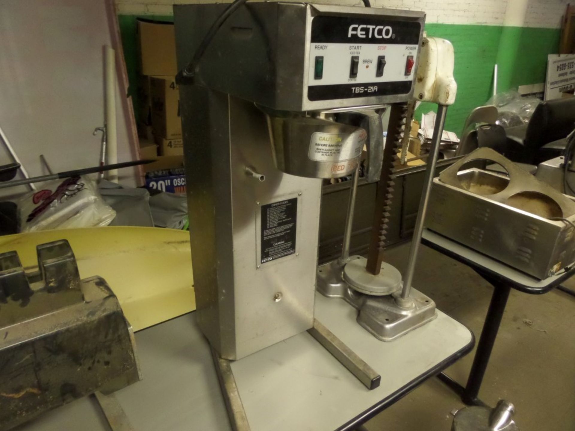 Fetco Large Commercial Coffee/Tea Brewer Computer Controled - Image 3 of 5