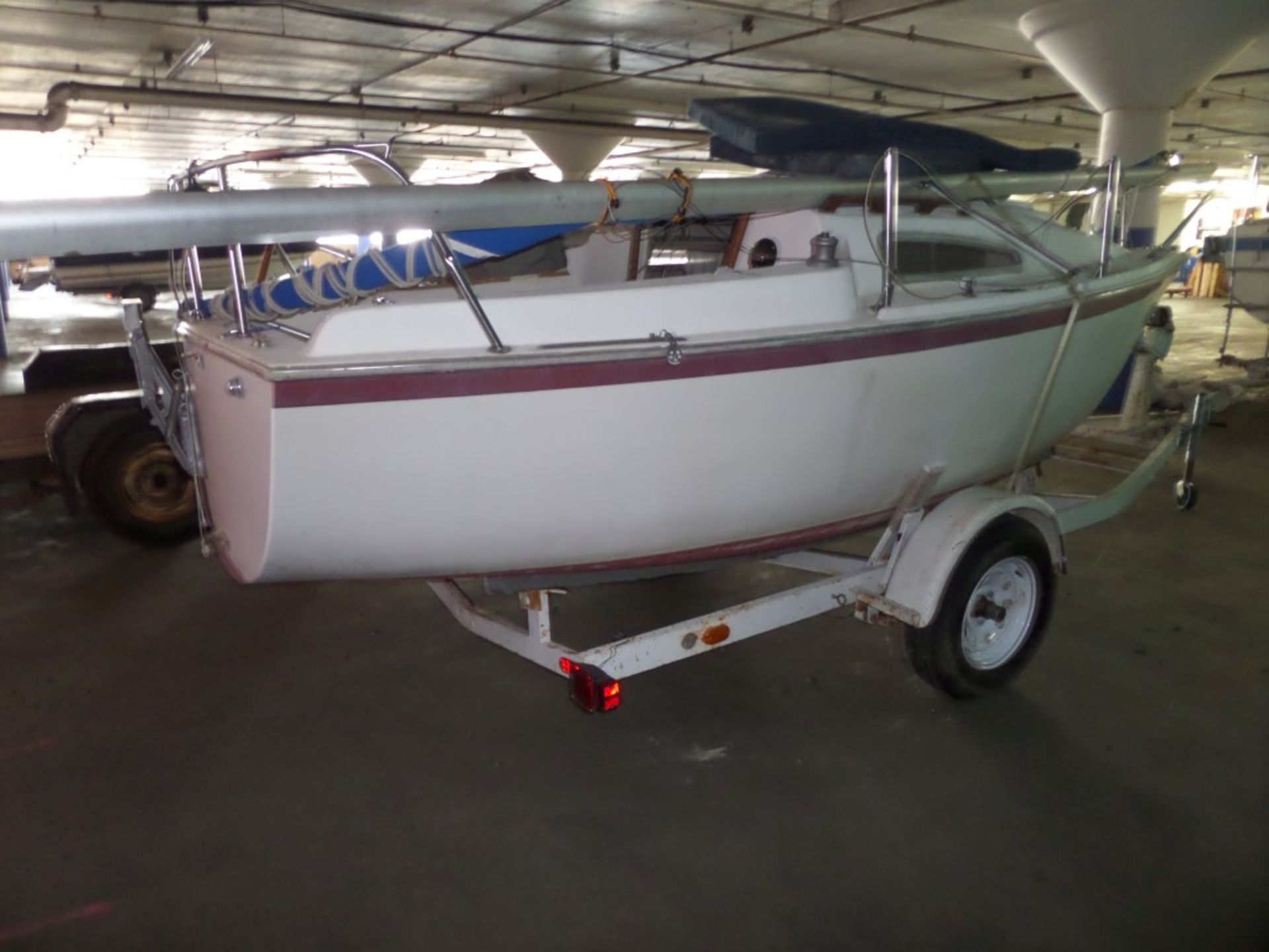 20' Sail Boat & Trailer - Bill of Sale - Image 7 of 8