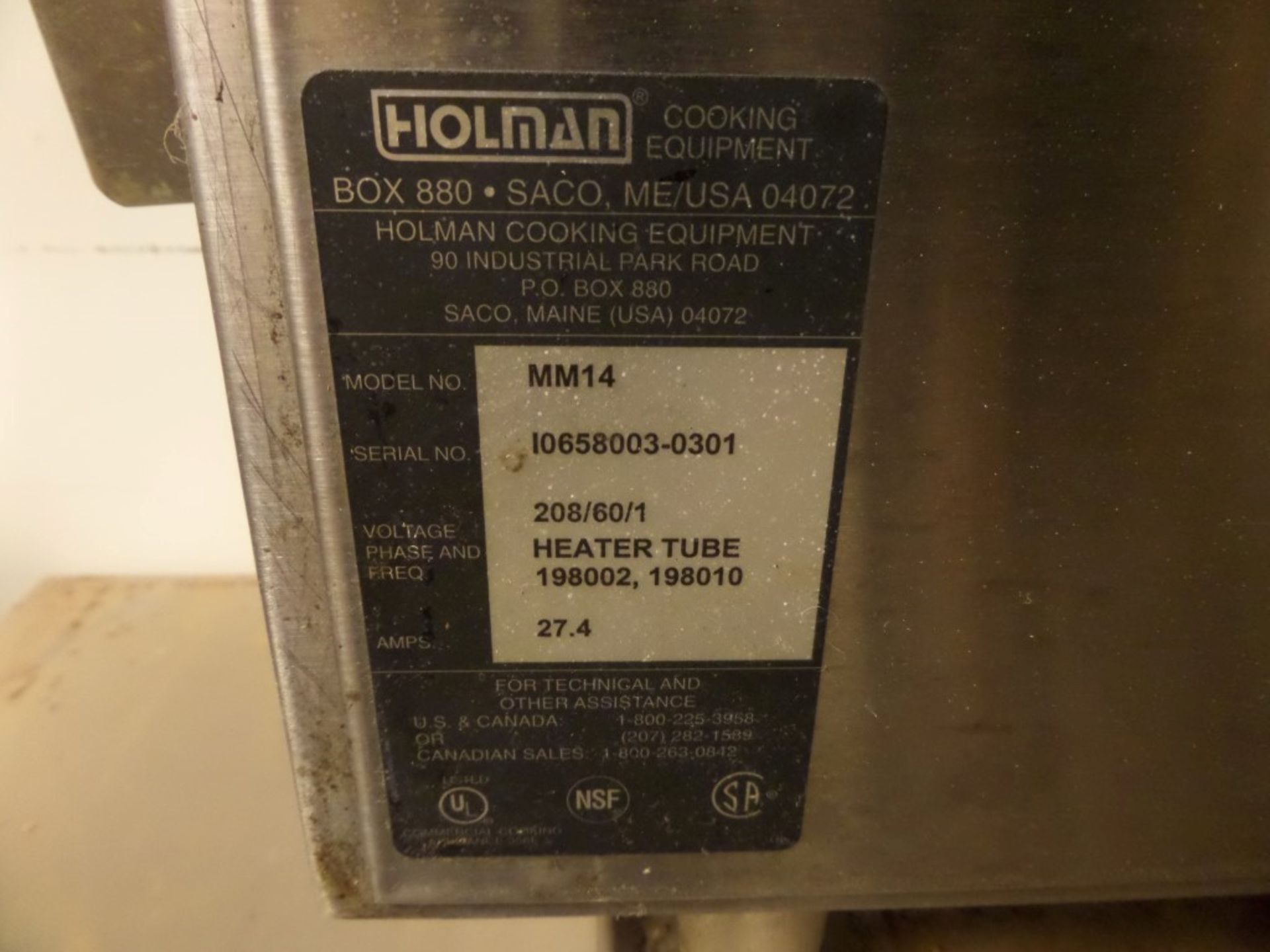 Holman MM15 Conveyor Toaster Oven Commercial NSF - Tested Works - Image 2 of 2