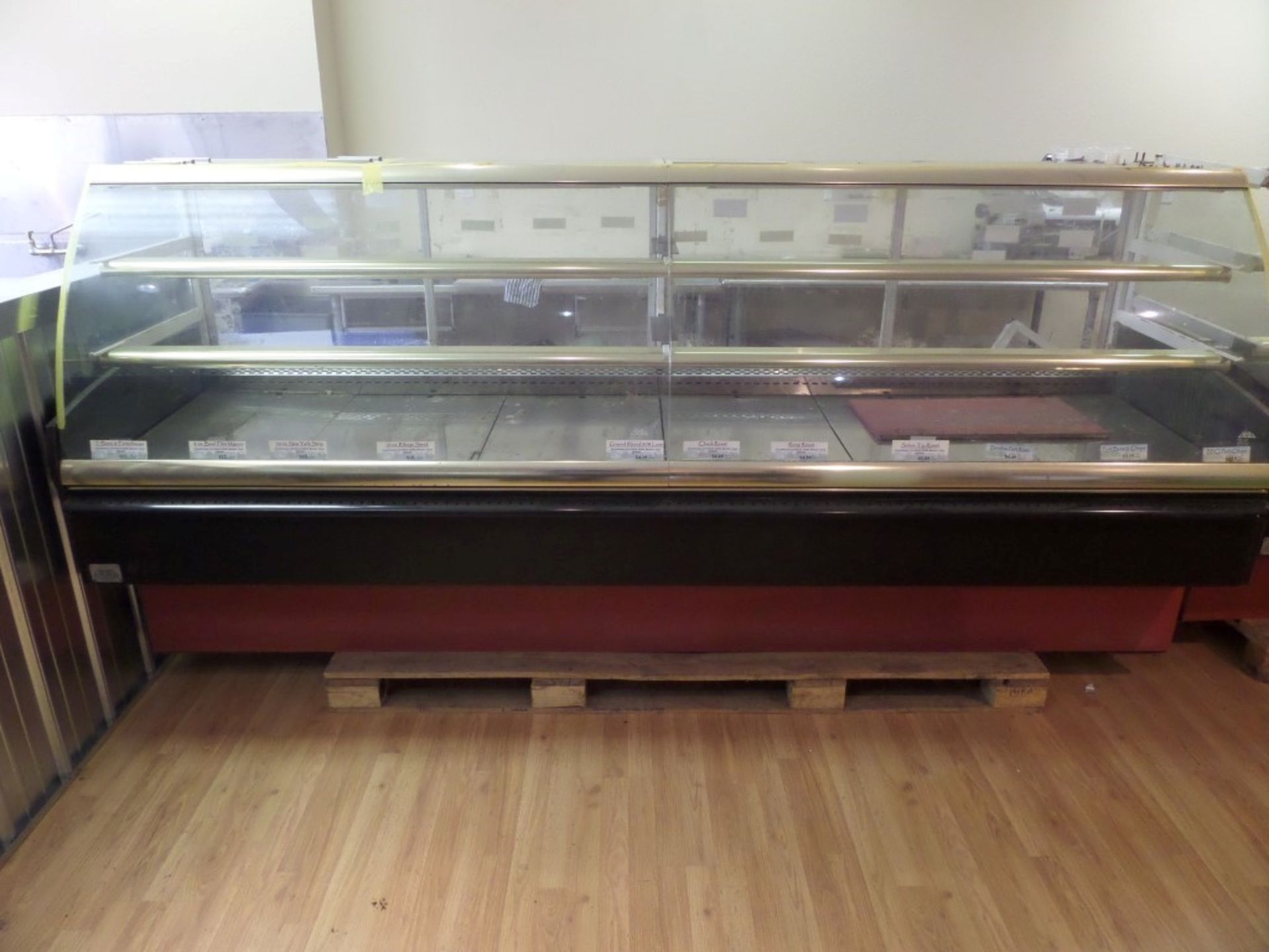 120" Artica Curved Glass Refrigerated Deli Case Self Contained - Tested Works - Image 3 of 6