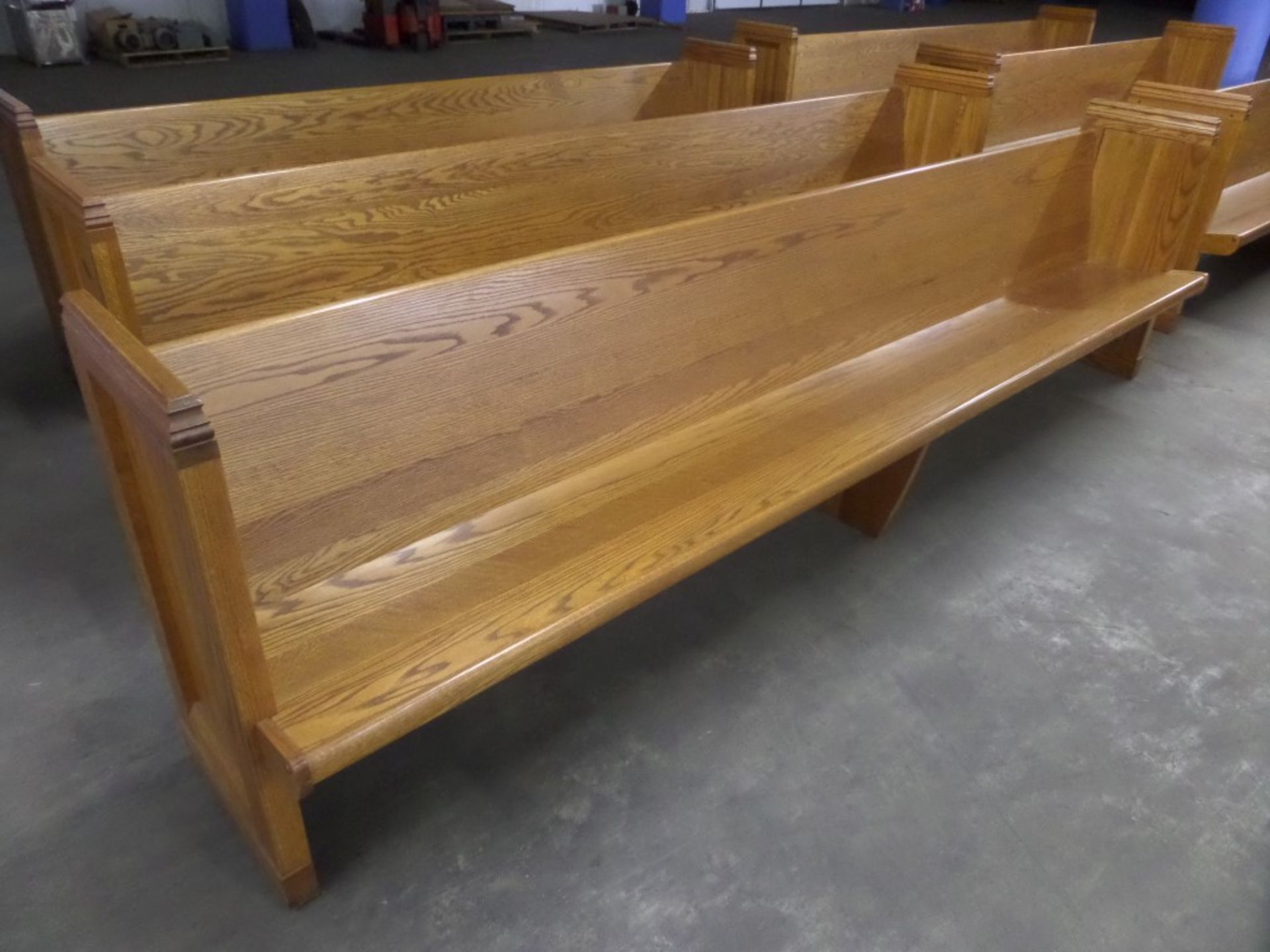 Oak Church Pew 10' Seating Bench #5