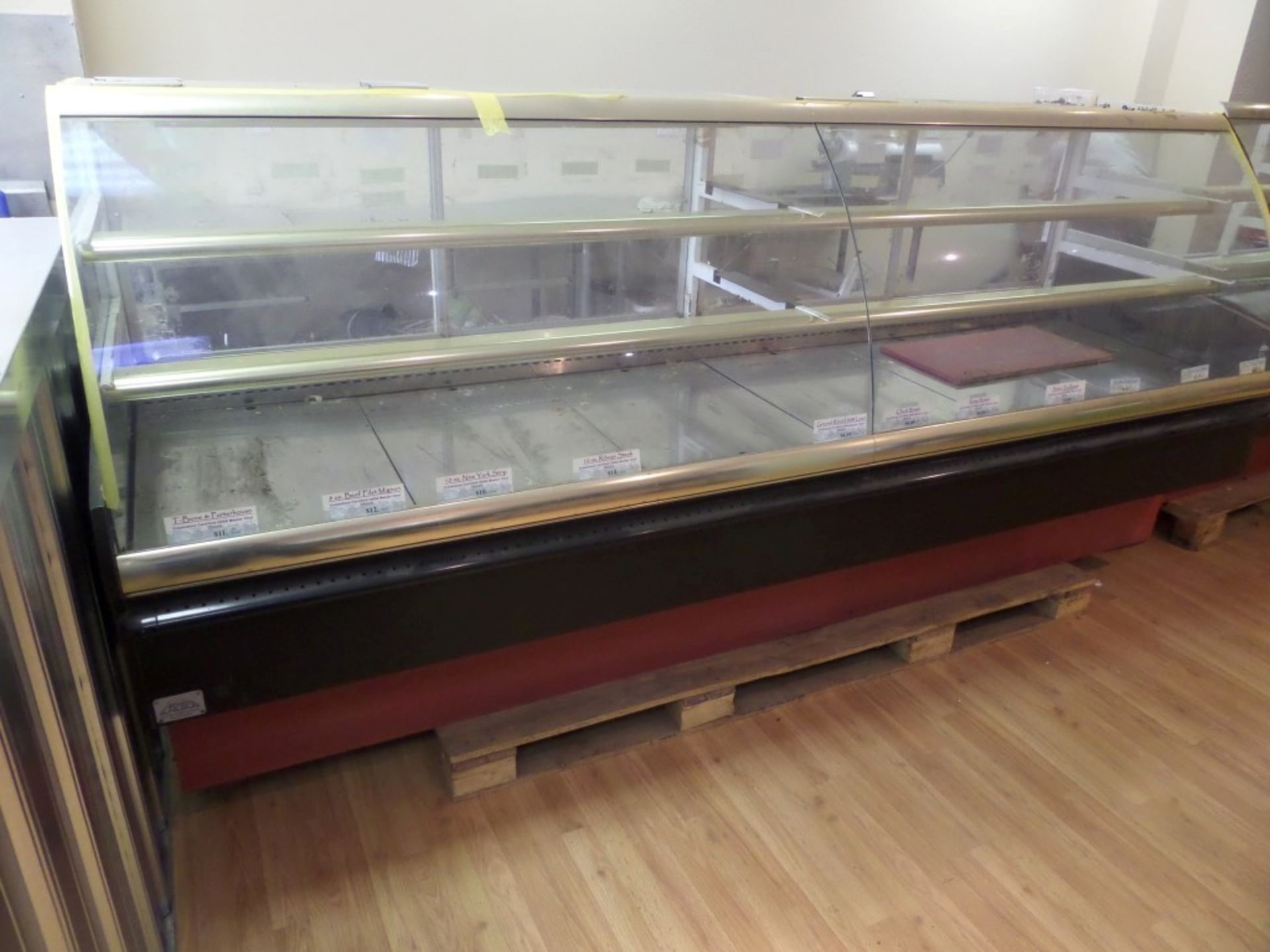 120" Artica Curved Glass Refrigerated Deli Case Self Contained - Tested Works - Image 2 of 6