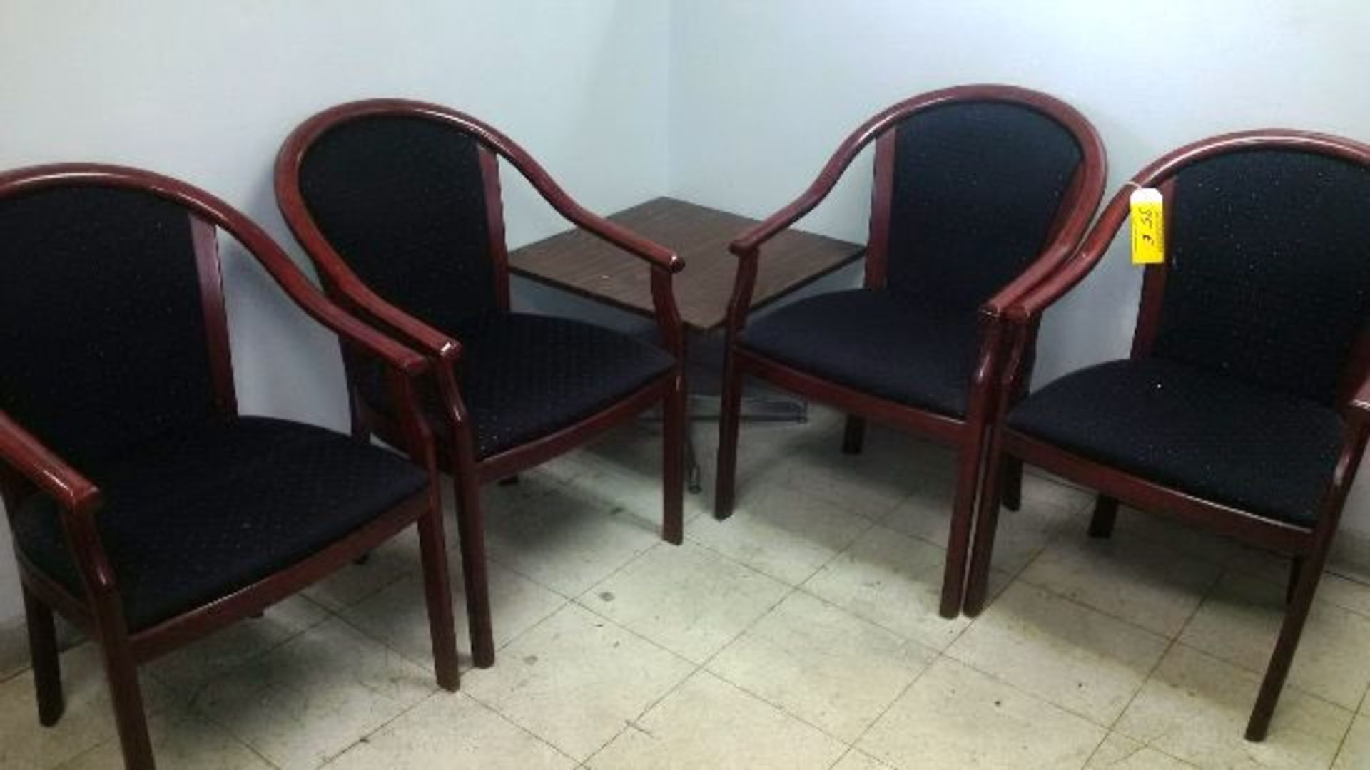 4 BLACK SIDE CHAIRS