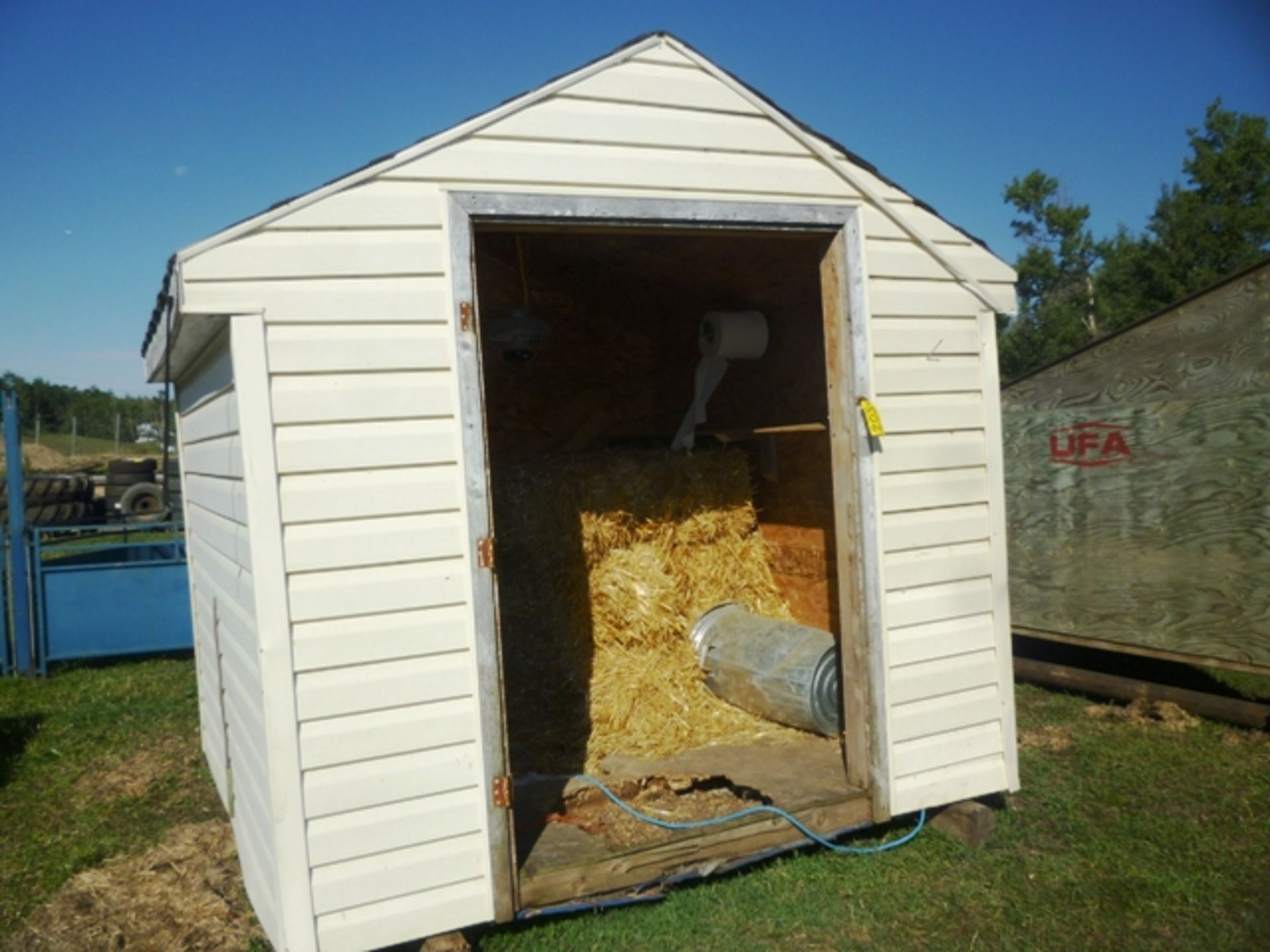 8'X8' SKIDDED GARDEN SHED WOOD FRAME