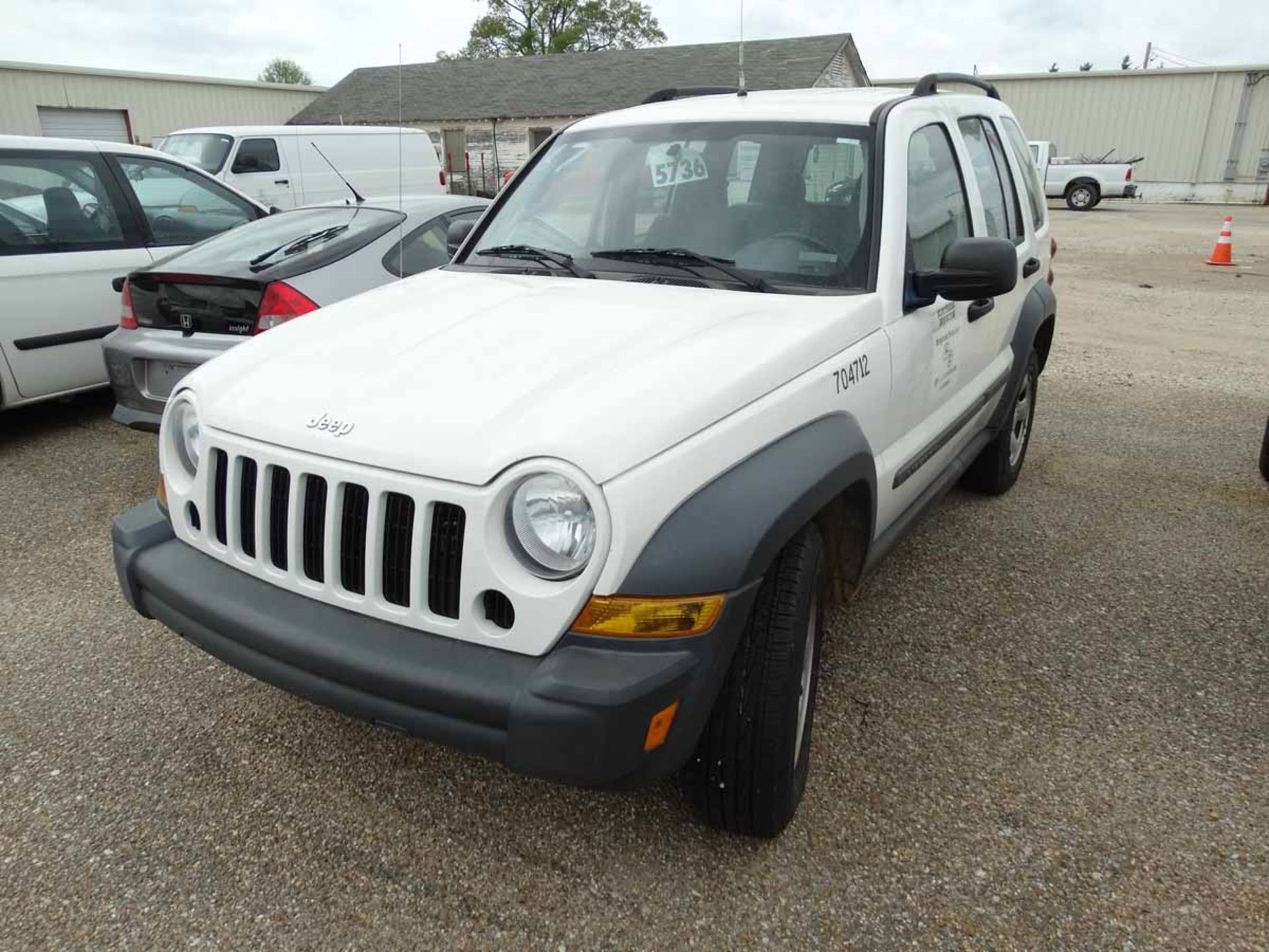 2007 07 JEEP LIBERTY VIN: 1J4GK48K97W687650