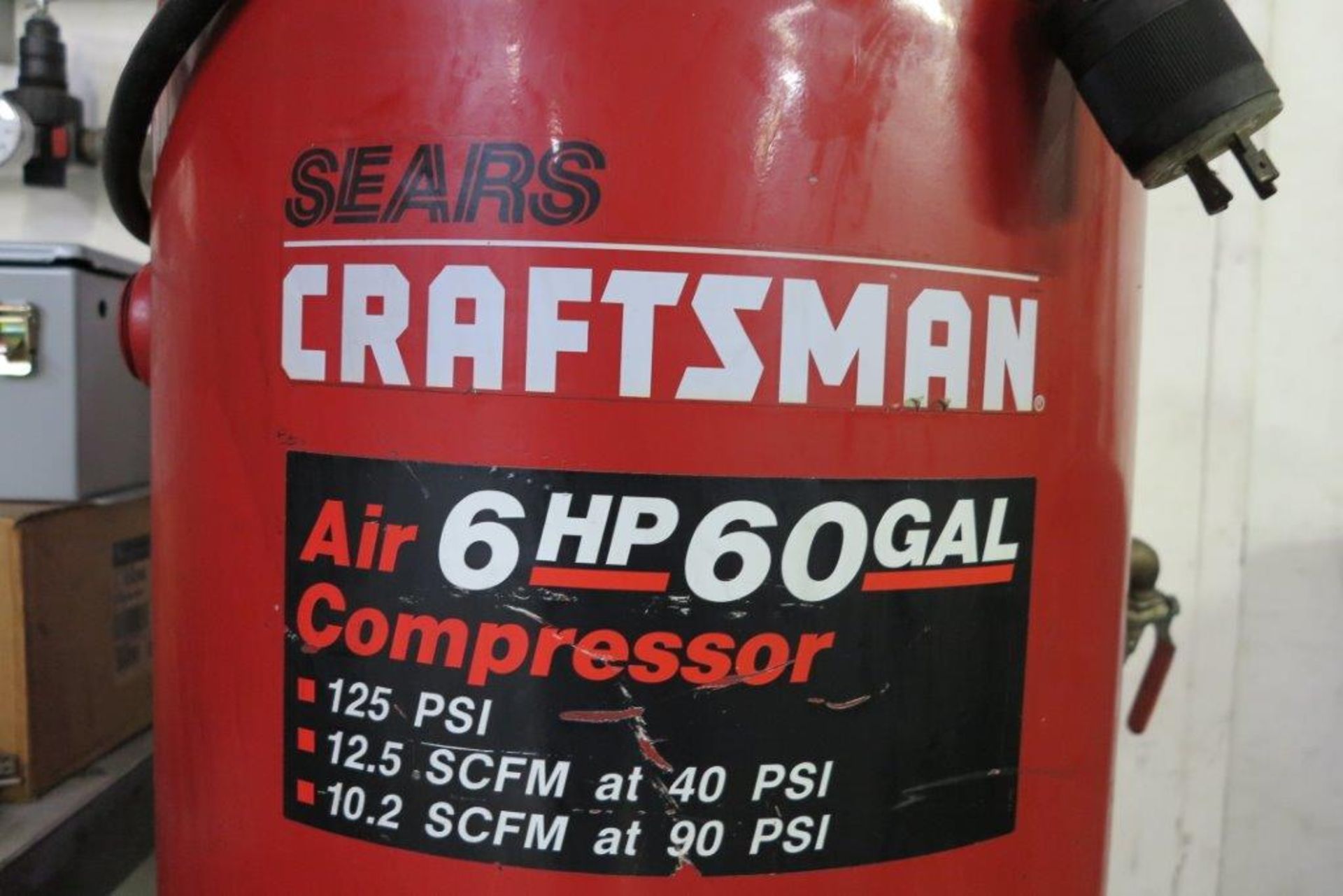 CRAFTSMAN 6HP, 60 GAL. AIR COMPRESSOR. - Image 2 of 2