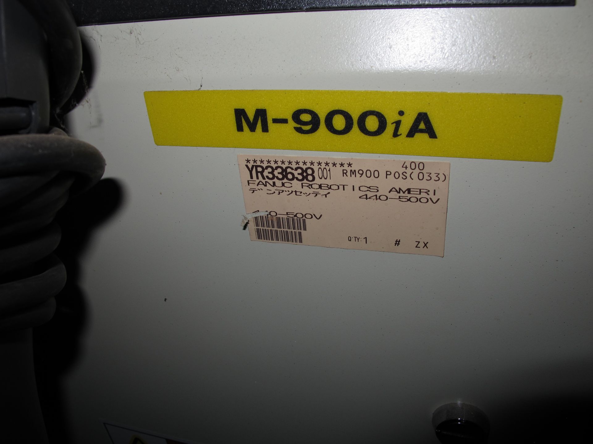 FANUC INDUSTRIAL JOINTED ARM ROBOT, MODEL M-900iA 350, TYPE A05B-1327-B501, MANUFACTURED MAY 2010 ( - Image 9 of 10