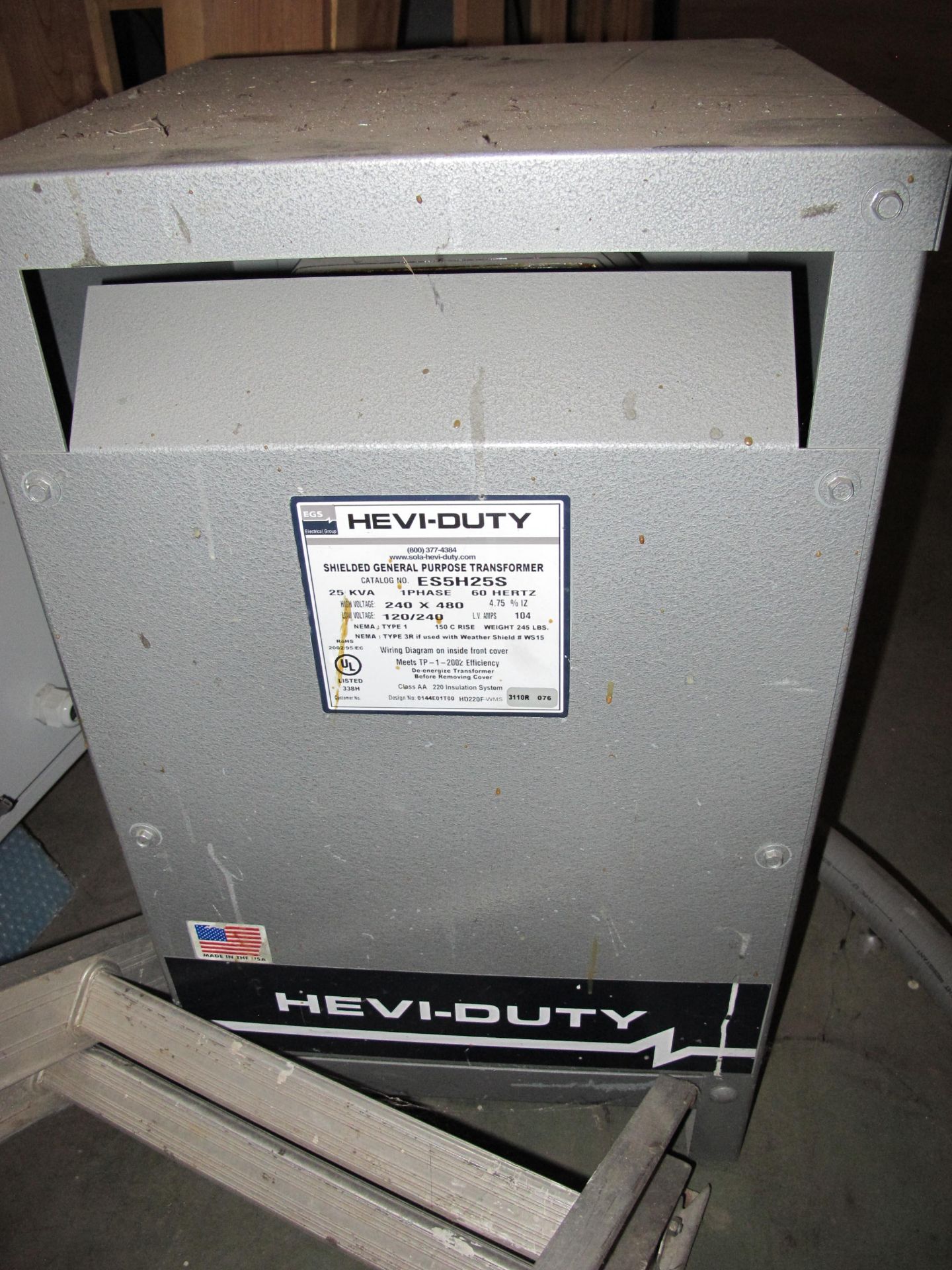 (1) CONTROL PANEL WITH ALLEN BRADLEY PANELVIEW 600, (1) HEVI-DUTY GENERAL PURPOSE TRANSFORMER, - Image 2 of 4