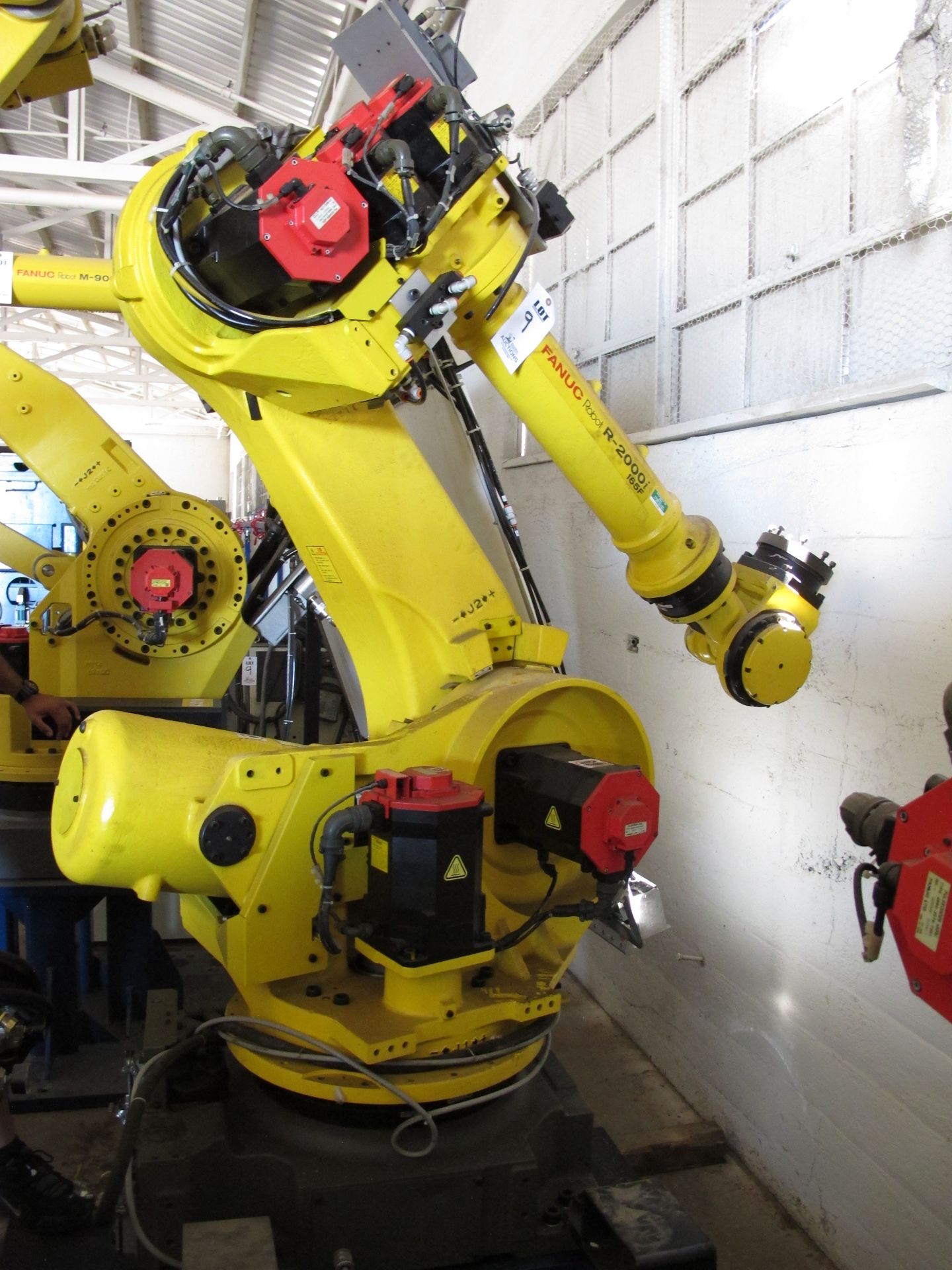 FANUC INDUSTRIAL JOINTED ARM ROBOT, MODEL R-2000i 165F, TYPE A05B-1324-B203, MANUFACTURED MAY