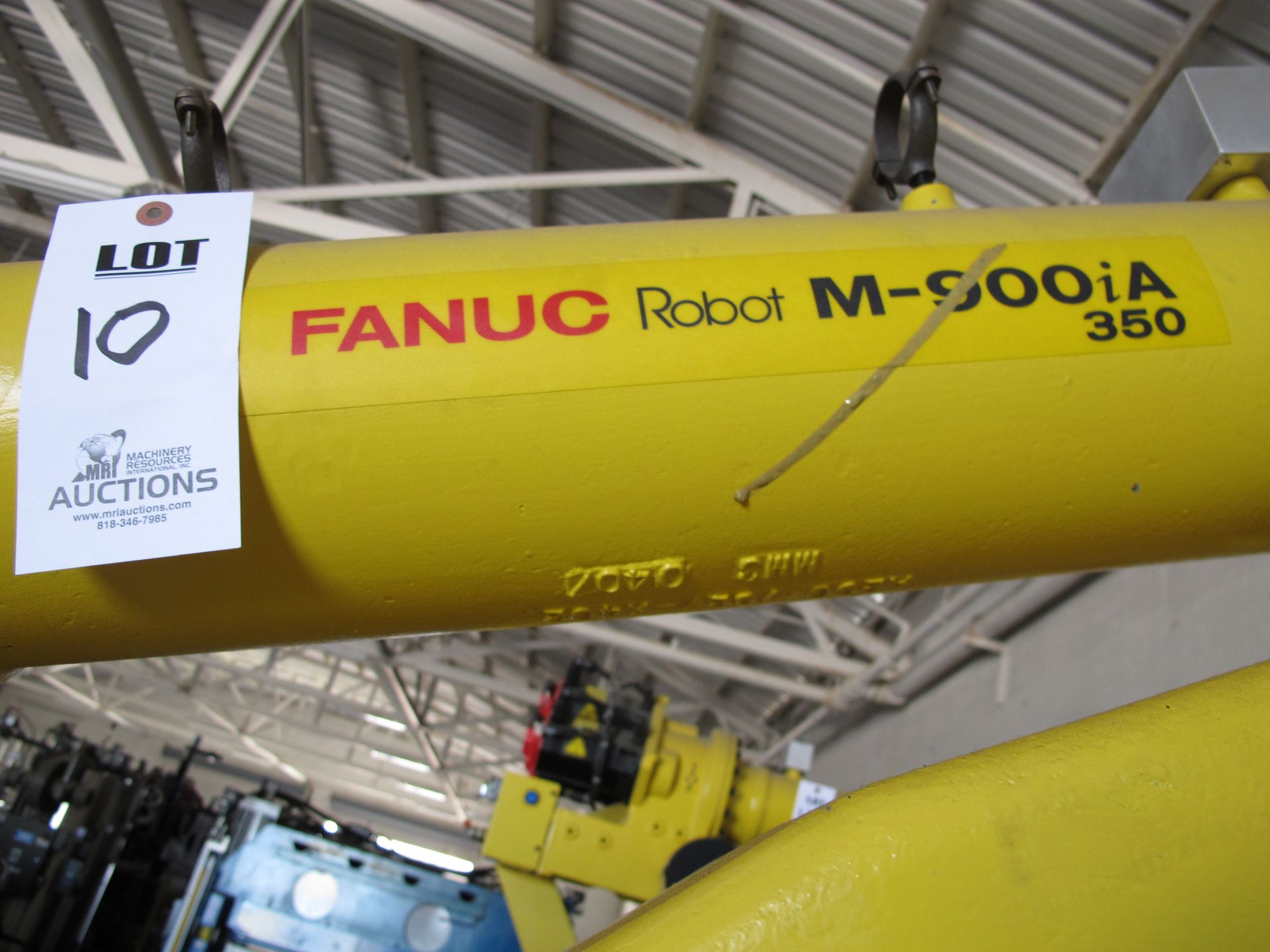 FANUC INDUSTRIAL JOINTED ARM ROBOT, MODEL M-900iA 350, TYPE A05B-1327-B501, MANUFACTURED MAY 2010 ( - Image 2 of 10