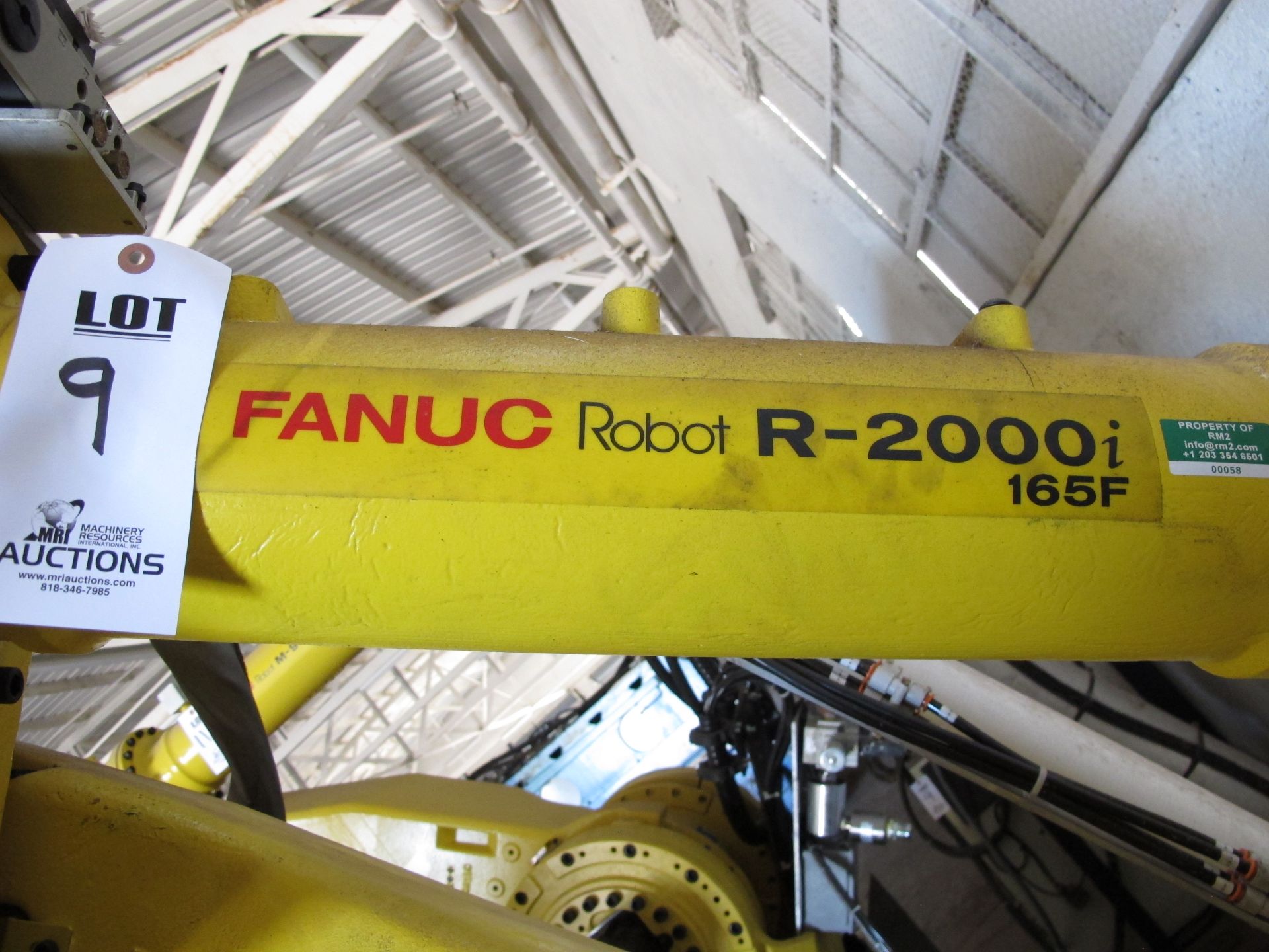 FANUC INDUSTRIAL JOINTED ARM ROBOT, MODEL R-2000i 165F, TYPE A05B-1324-B203, MANUFACTURED MAY - Image 2 of 8