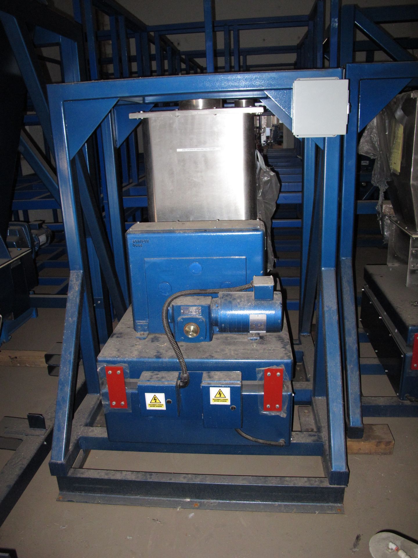 ACRISON GRAVIMETRIC WEIGH FEEDER/MIXER, MODEL 402X-400-100-BDF-1.5-H/2, WITH ACRI-LOK, LOADING &