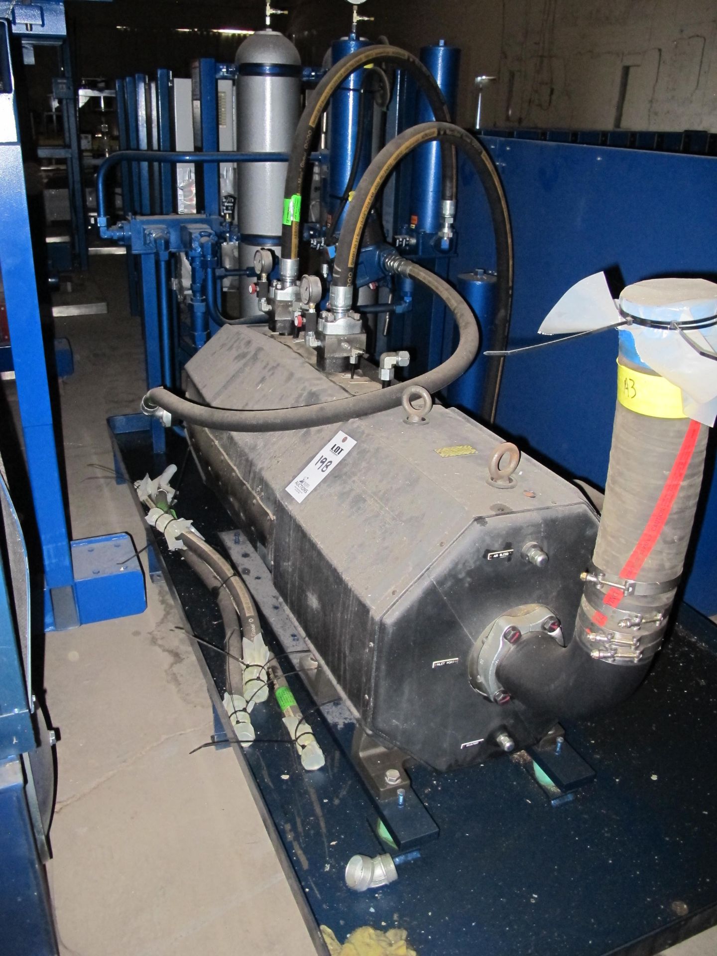 EATON VICKERS HYDRAULIC PUMP MOTOR WITH FILTERS, LOADING & HANDLING FEE: $200