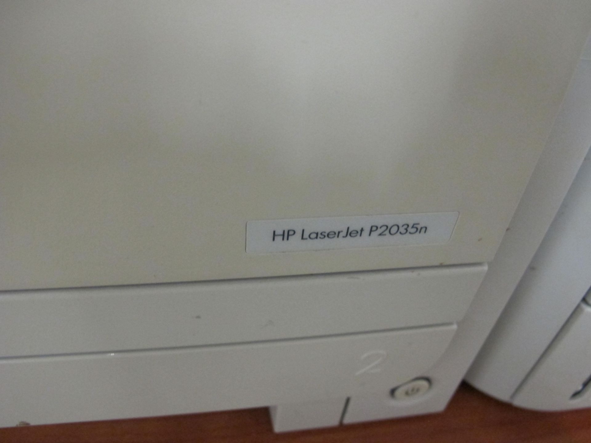 HP LaserJet P2035n Printer with Power Cable & USB - Image 2 of 2