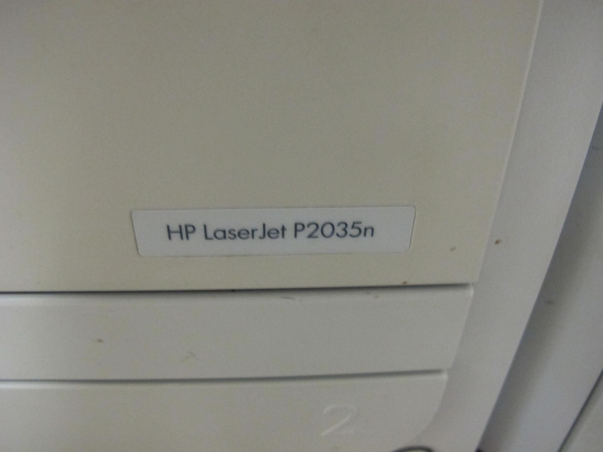 HP LaserJet P2035n Printer with Power Cable - Image 2 of 2