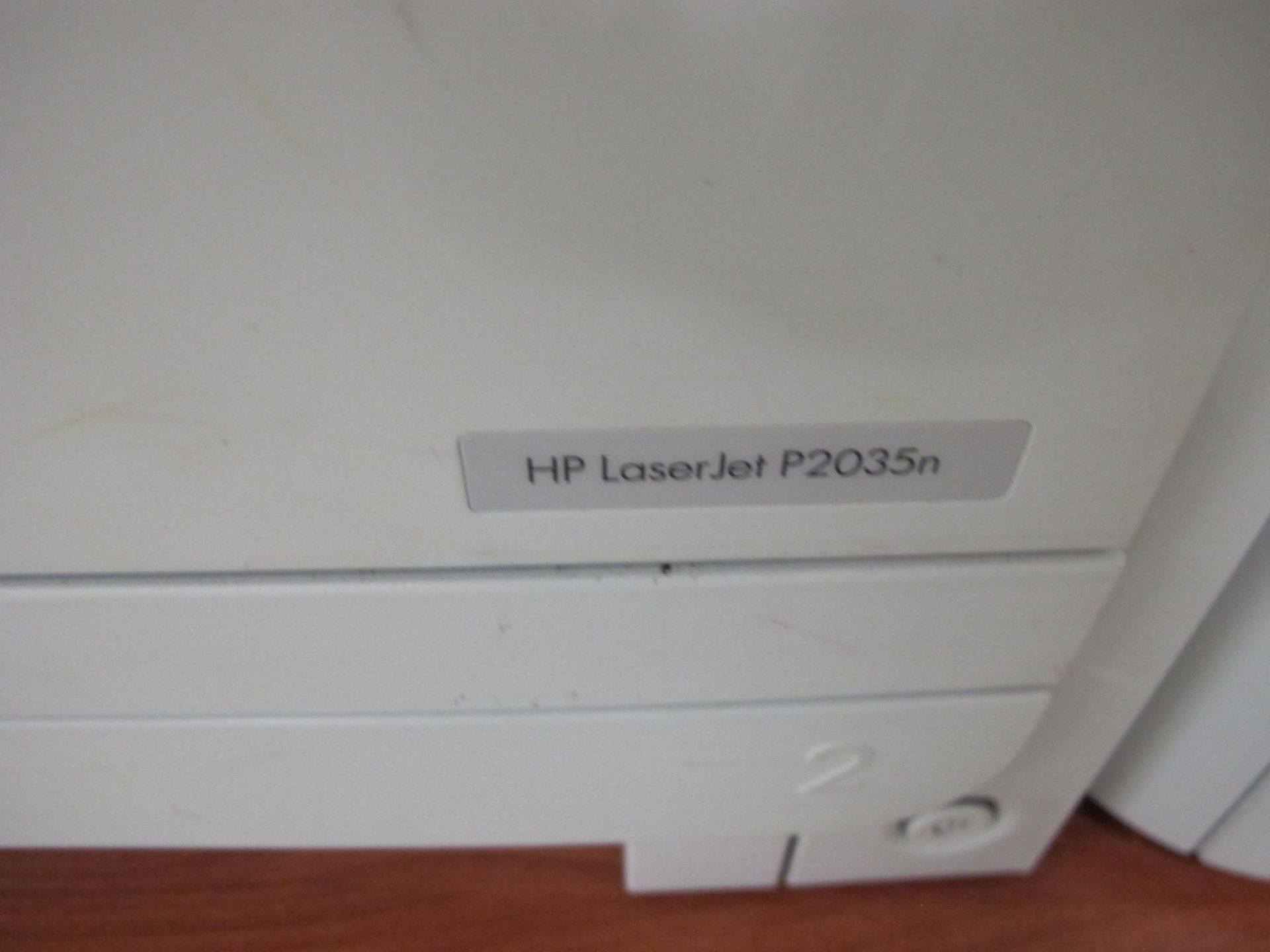 HP LaserJet P2035n Printer with Power Cable & USB - Image 2 of 2